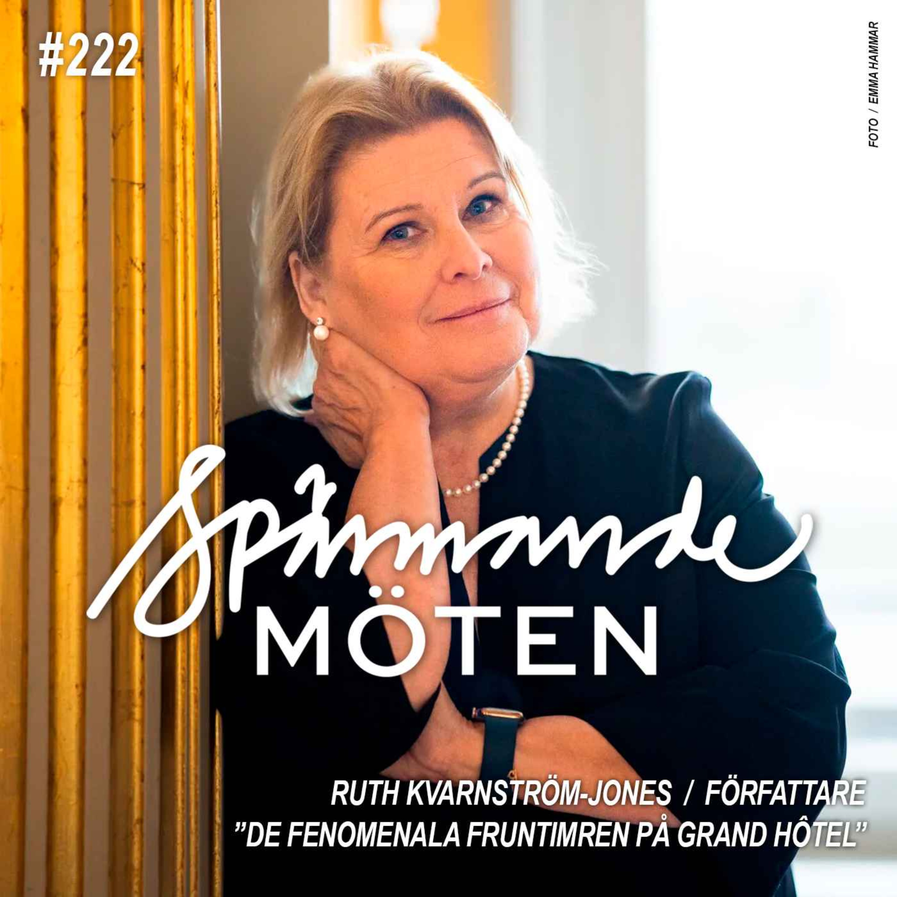 #222 Ruth Kvarnström-Jones, författare, "De fenomenala fruntimren på Grand Hôtel" episode artwork