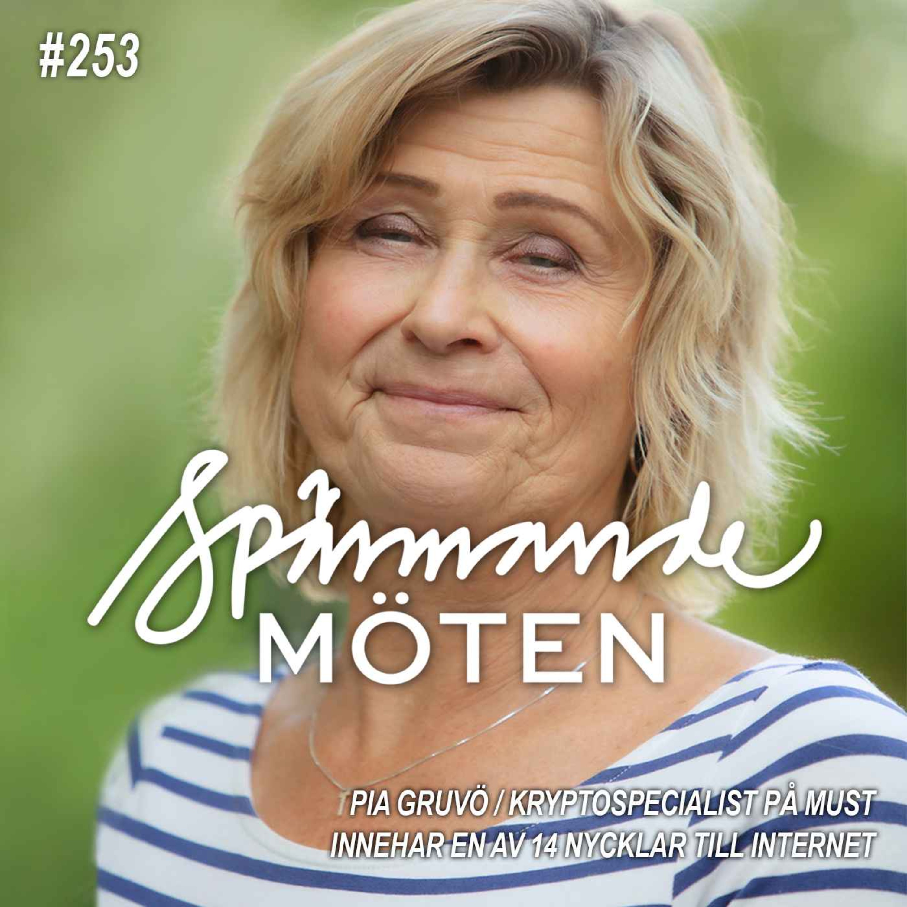 #253 Pia Gruvö, kryptospecialist på MUST, innehar en av 14 nycklar till internet episode artwork