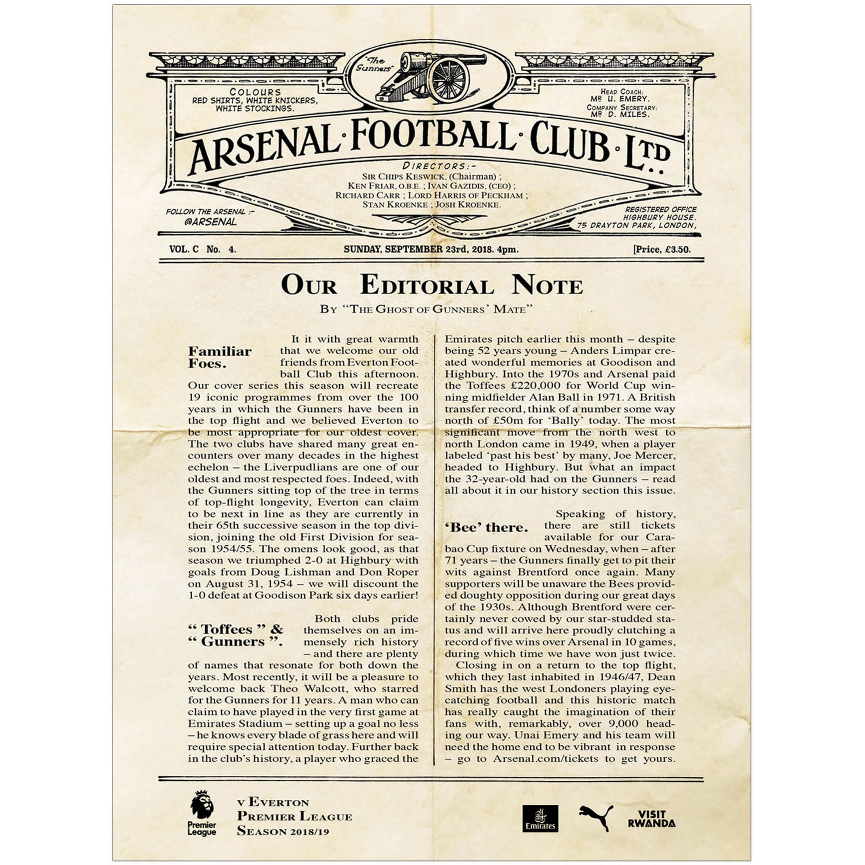 Arsenal v Everton - August 23, 2018 episode artwork