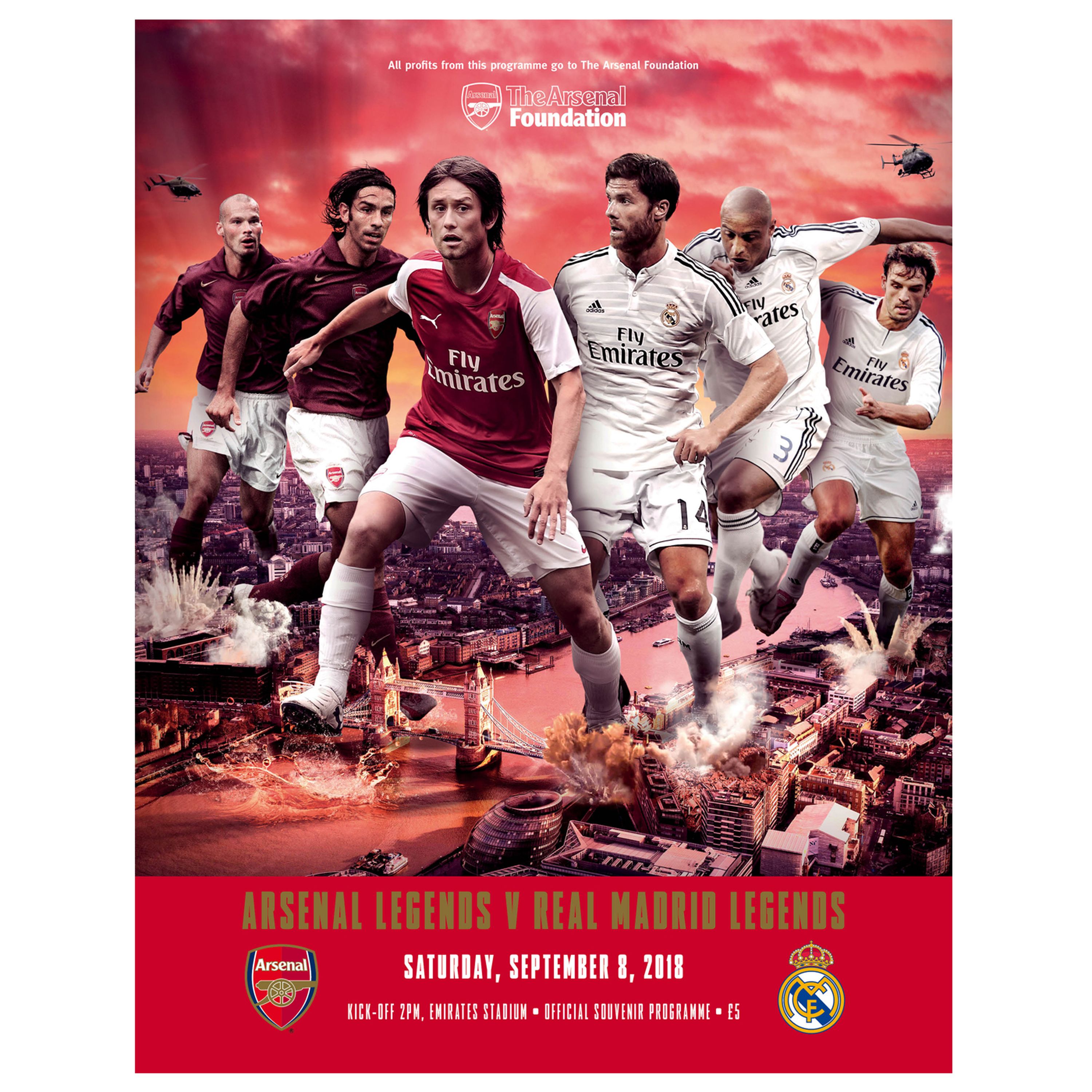 Arsenal Legends v Real Madrid Legends - August 25, 2018 episode artwork