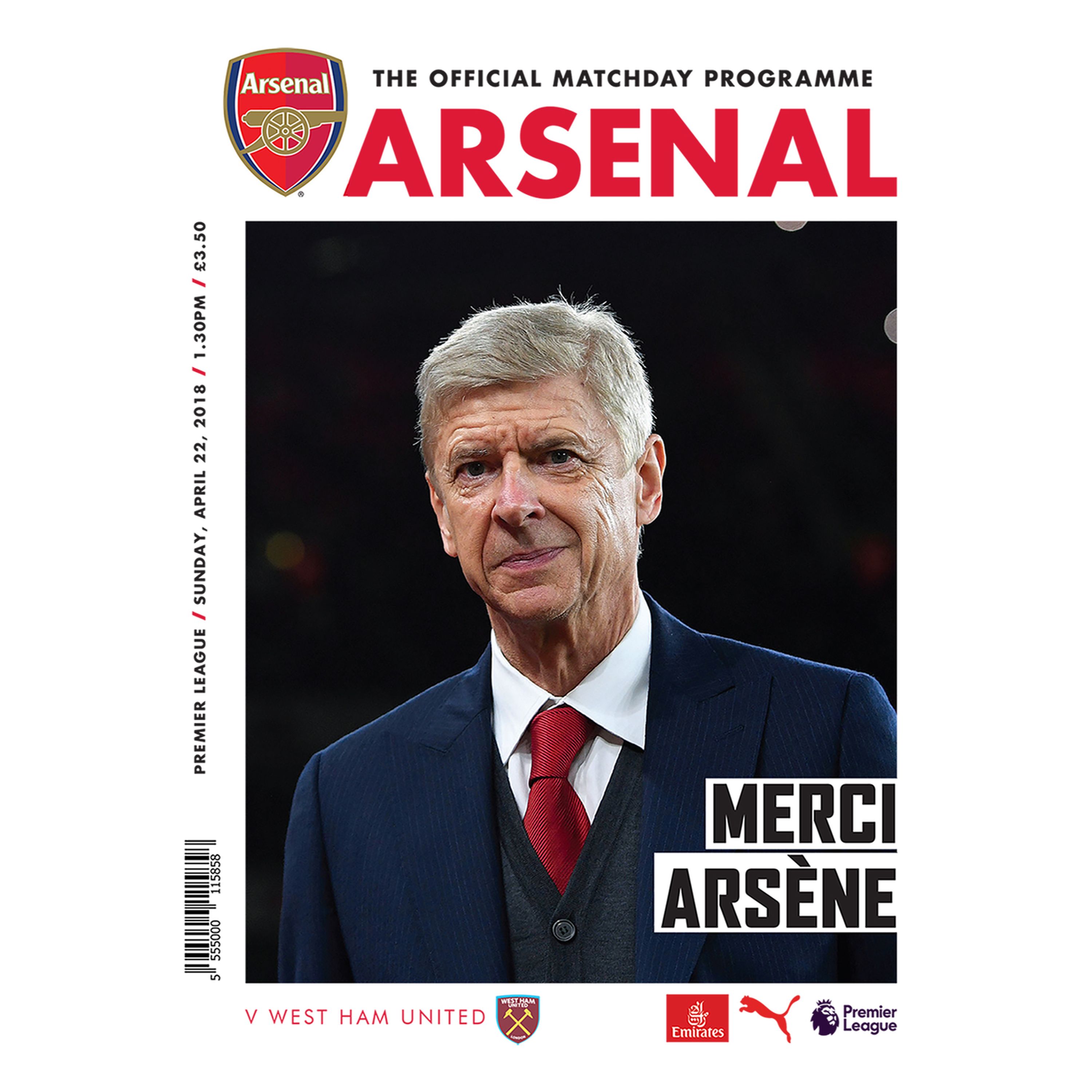 Arsenal v West Ham United - April 22, 2018 episode artwork