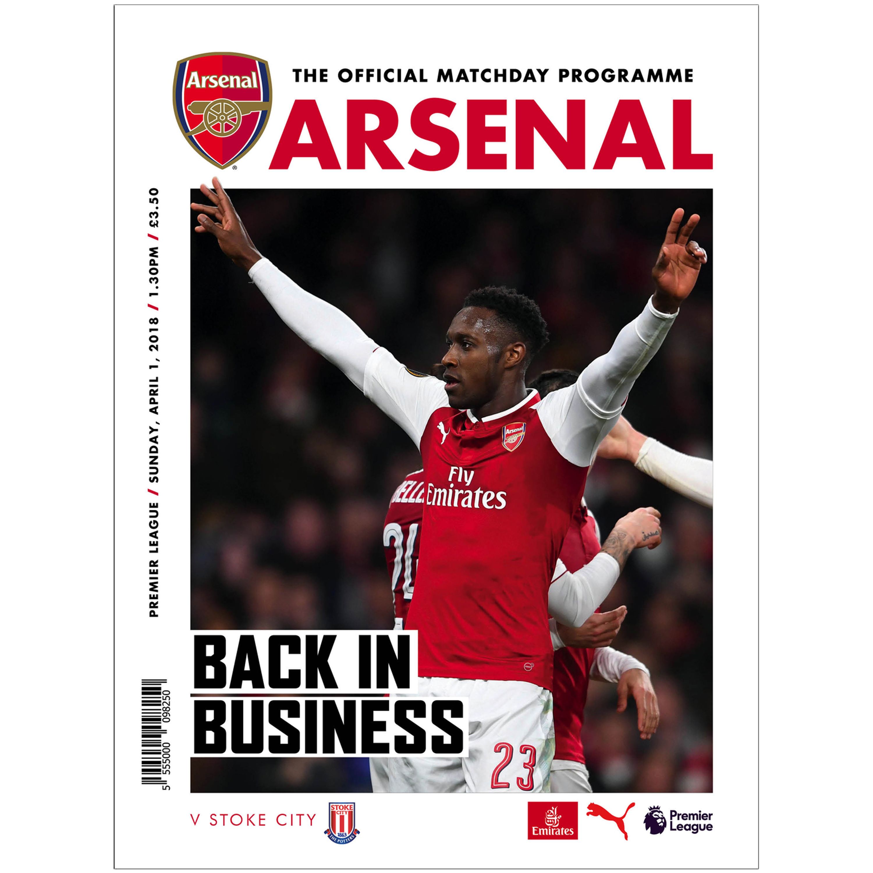 Arsenal v Stoke City - April 1, 2018 episode artwork
