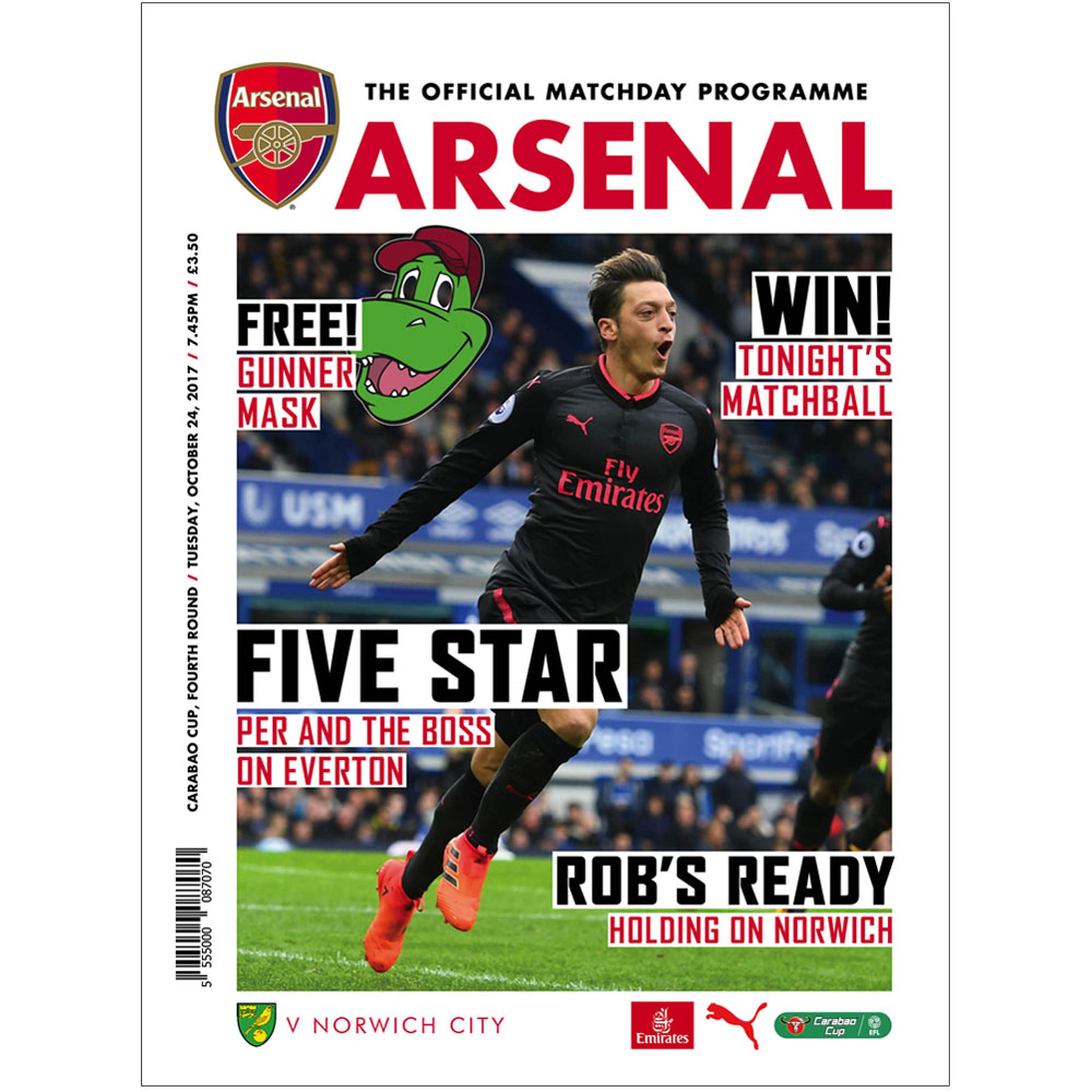 Arsenal v Norwich City -  October 24, 2017 episode artwork