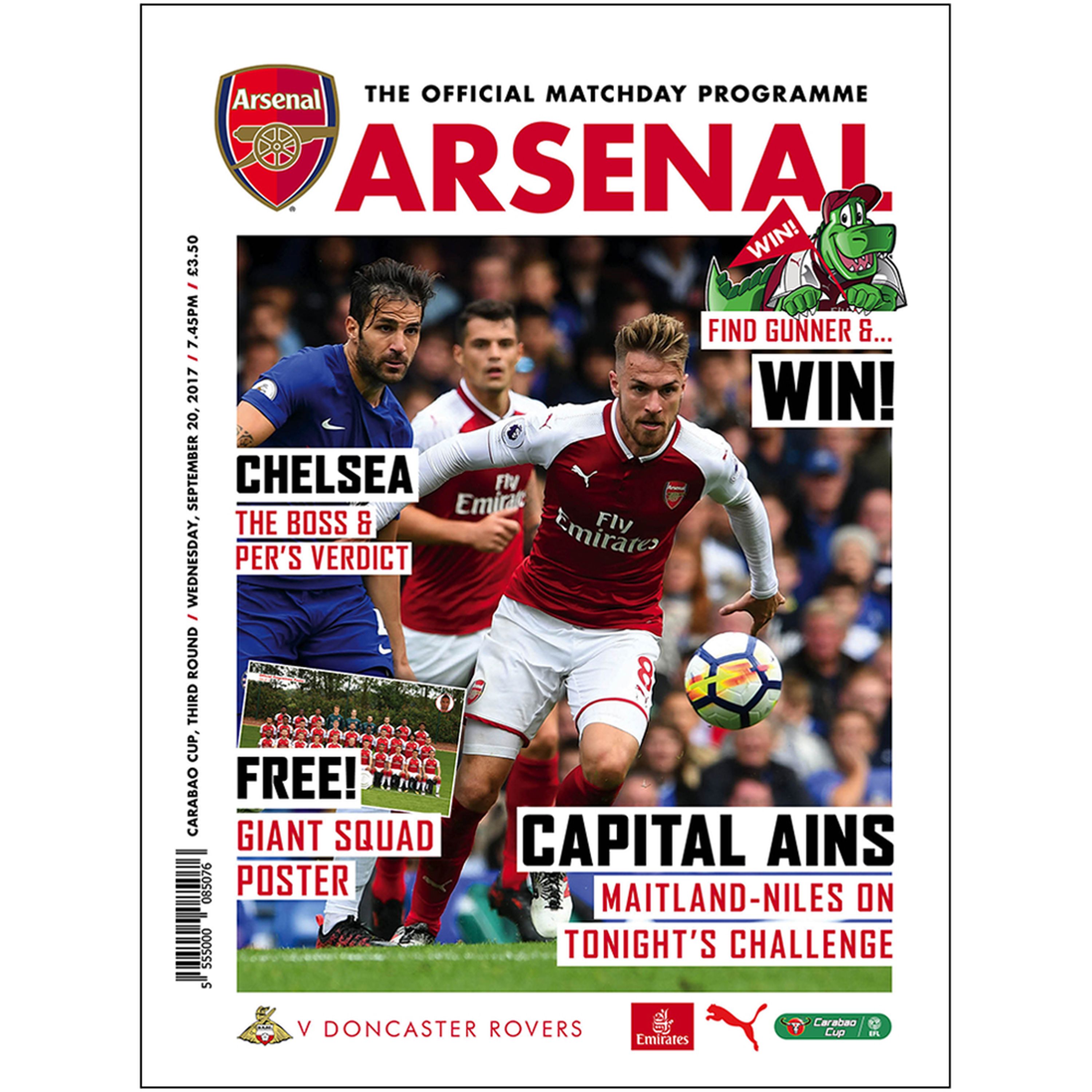 Arsenal v Doncaster -  September 20, 2017 episode artwork