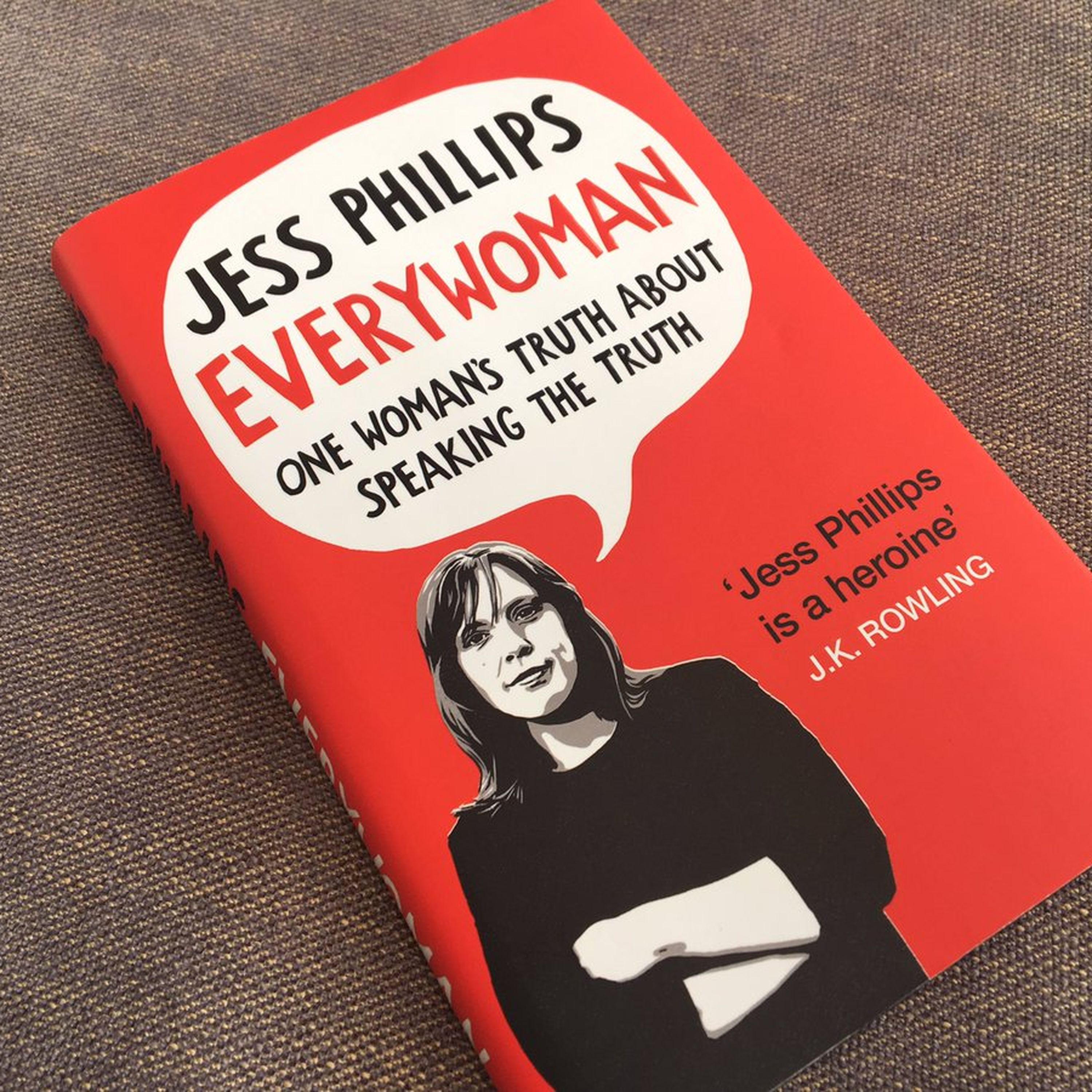 cover art for Beth’s Bookshelf Podcast #7: Jess Phillips – Writing Everywoman, Female Politicians as Humans, and Feminism.