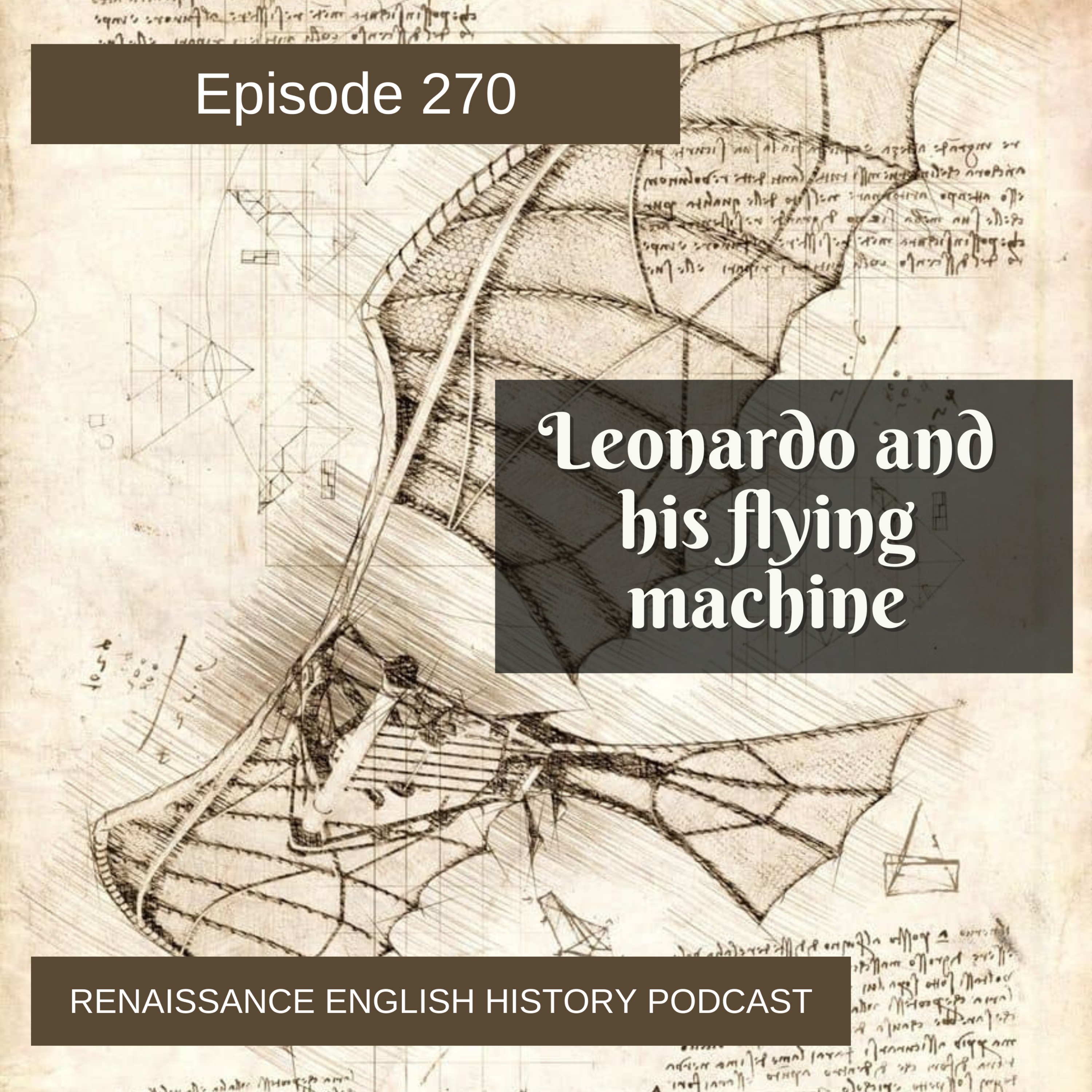 cover of episode Episode 270: Leonardo and his flying machine