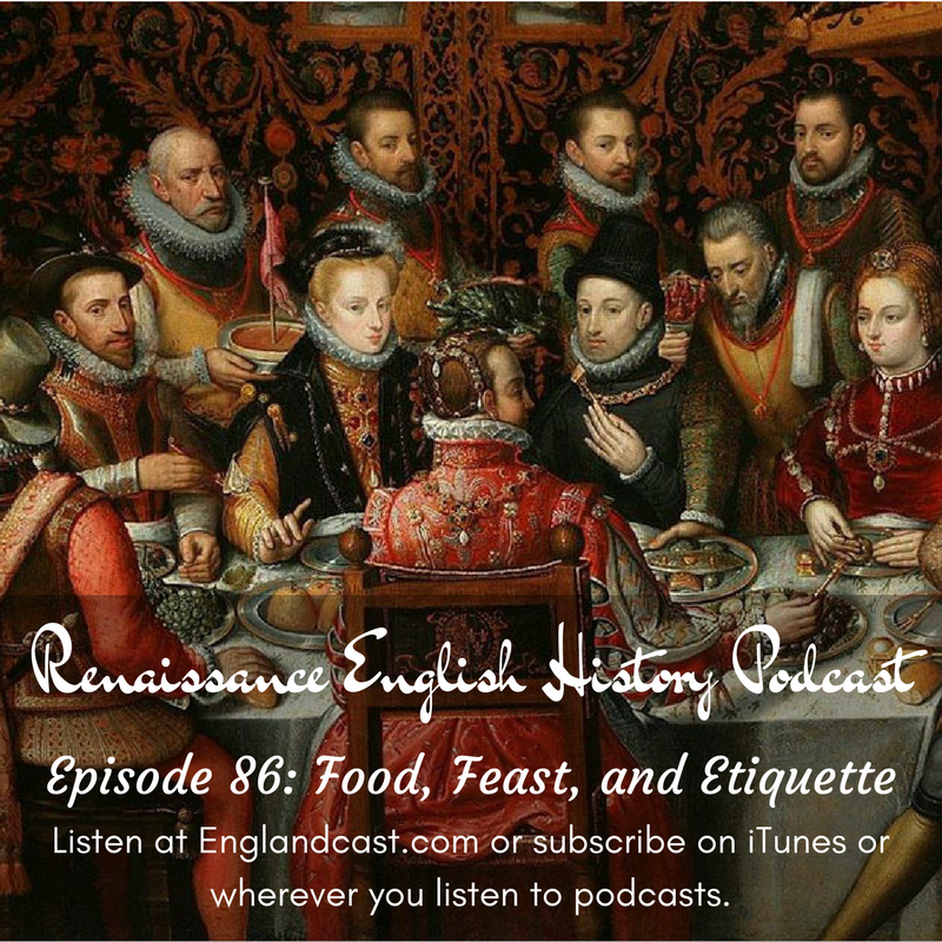 cover of episode Episode 086: Food, Dining, Sumptuary Laws, and even Refrigeration