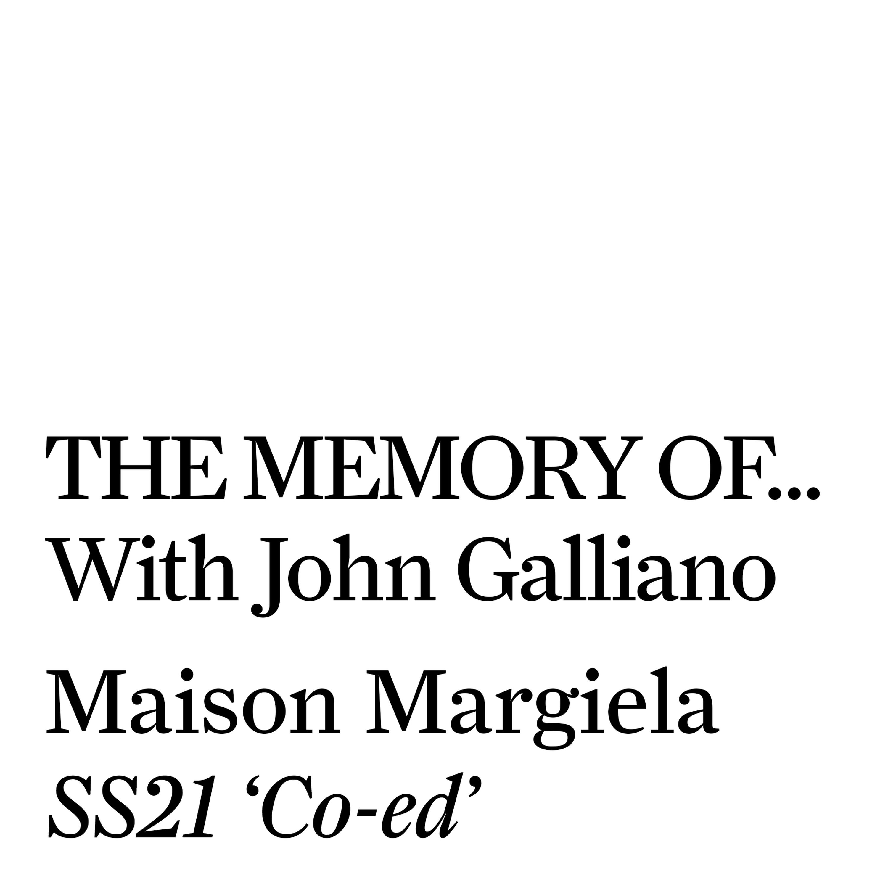 Maison Margiela SS21 Co-Ed Collection