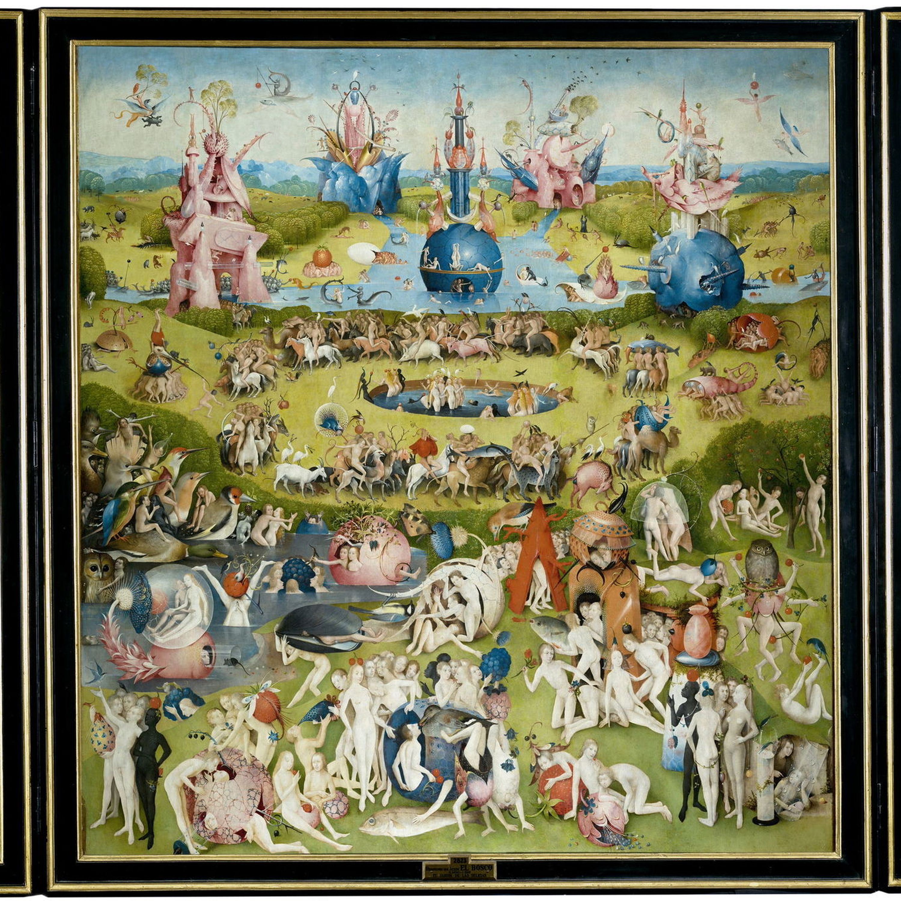 cover art for Garden of Earthly Delights by Hieronymous Bosch – with Waldemar Januszack