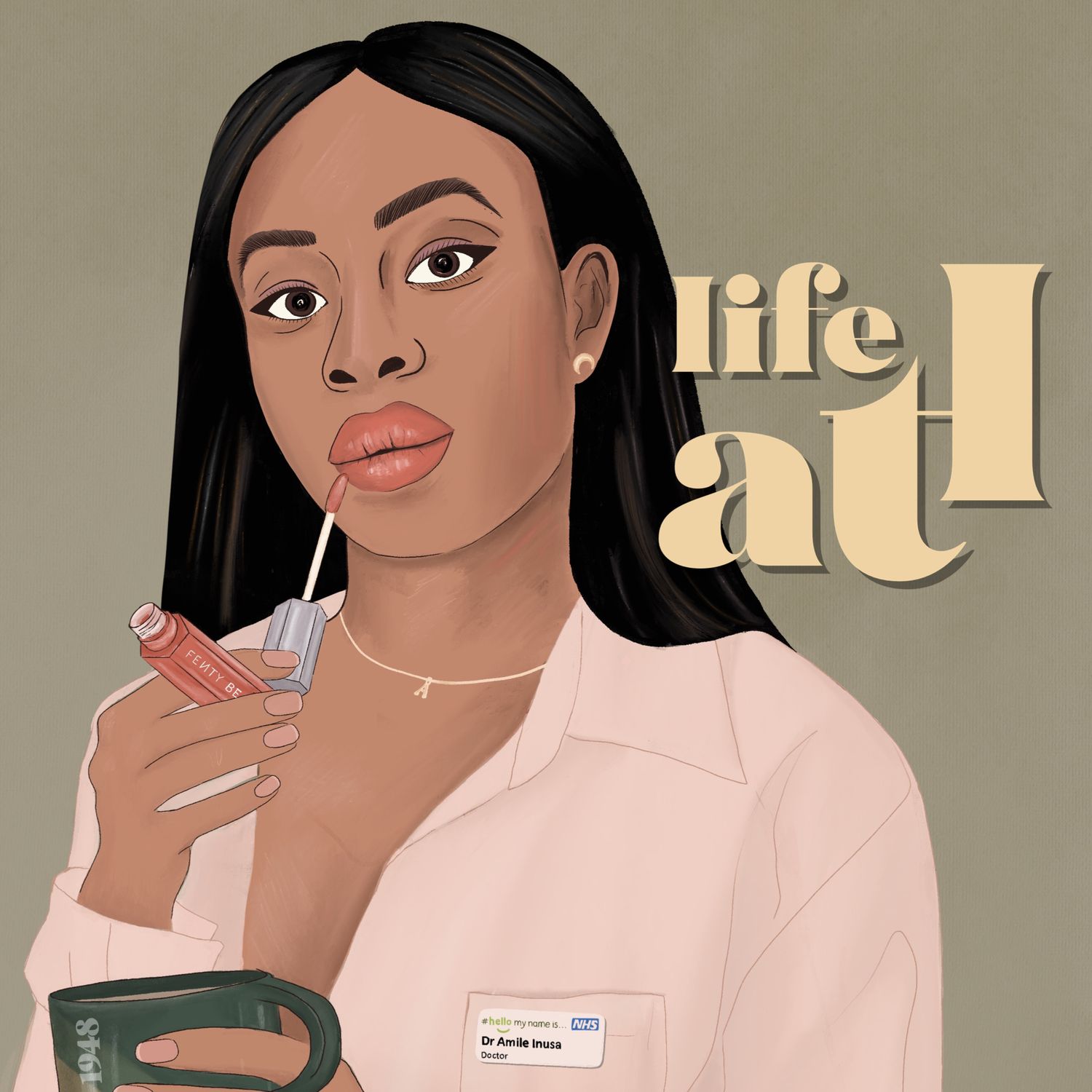 cover art for S2E3: Dr Ewoma Ukeleghe on Aesthetic Medicine, chasing happiness & building the @skndoctor brand.