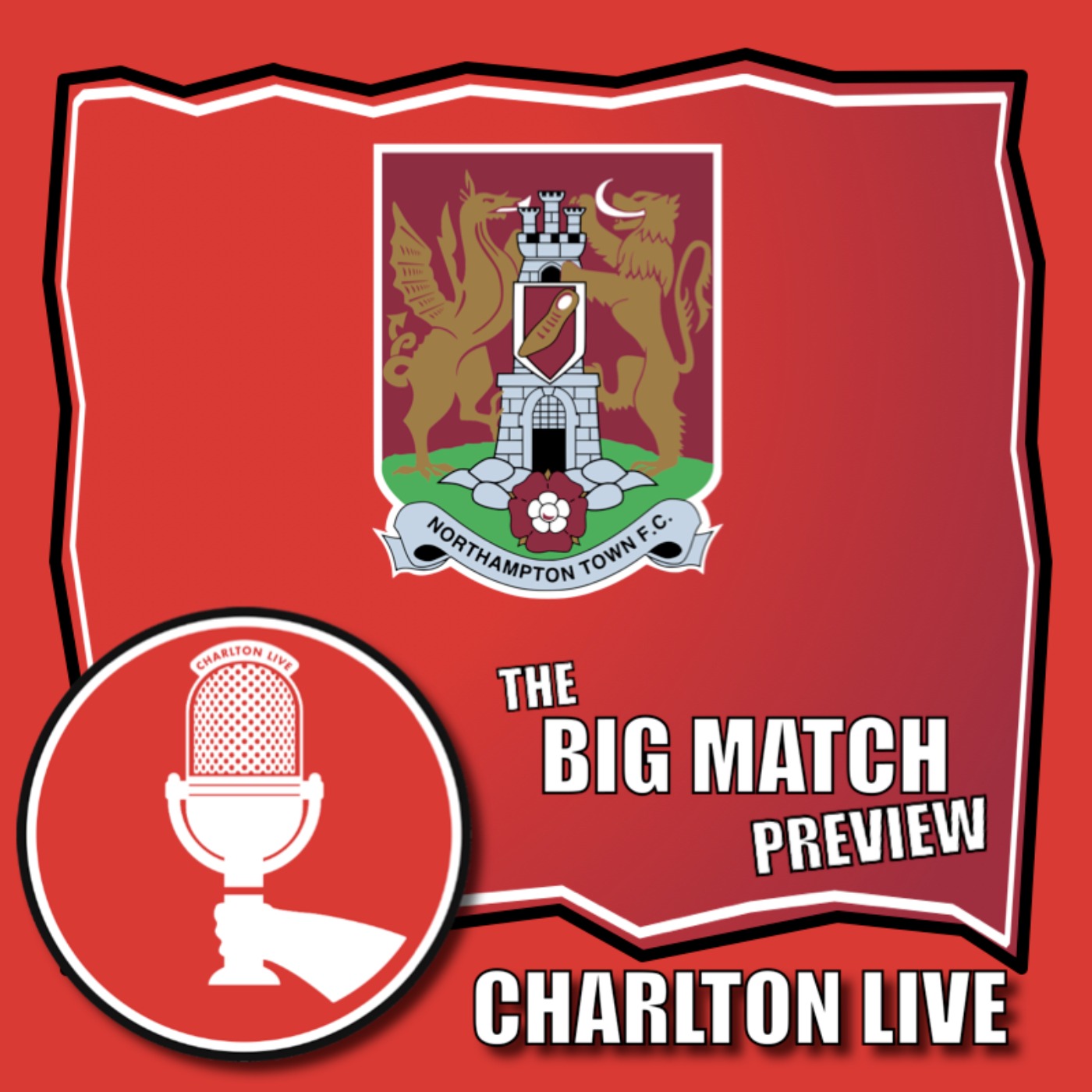 cover art for CHARLTON END BARREN RUN WITH HUGE VICTORY AT DERBY - A TRIP TO THE COBBLERS UP NEXT