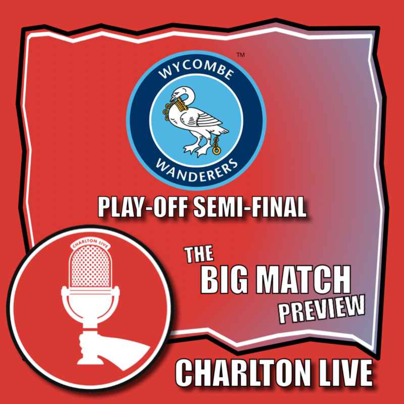 CHARLTON'S PLAY-OFF CAMPAIGN SET TO KICK-OFF WITH TRIP TO ADAMS PARK TO FACE WYCOMBE WANDERERS