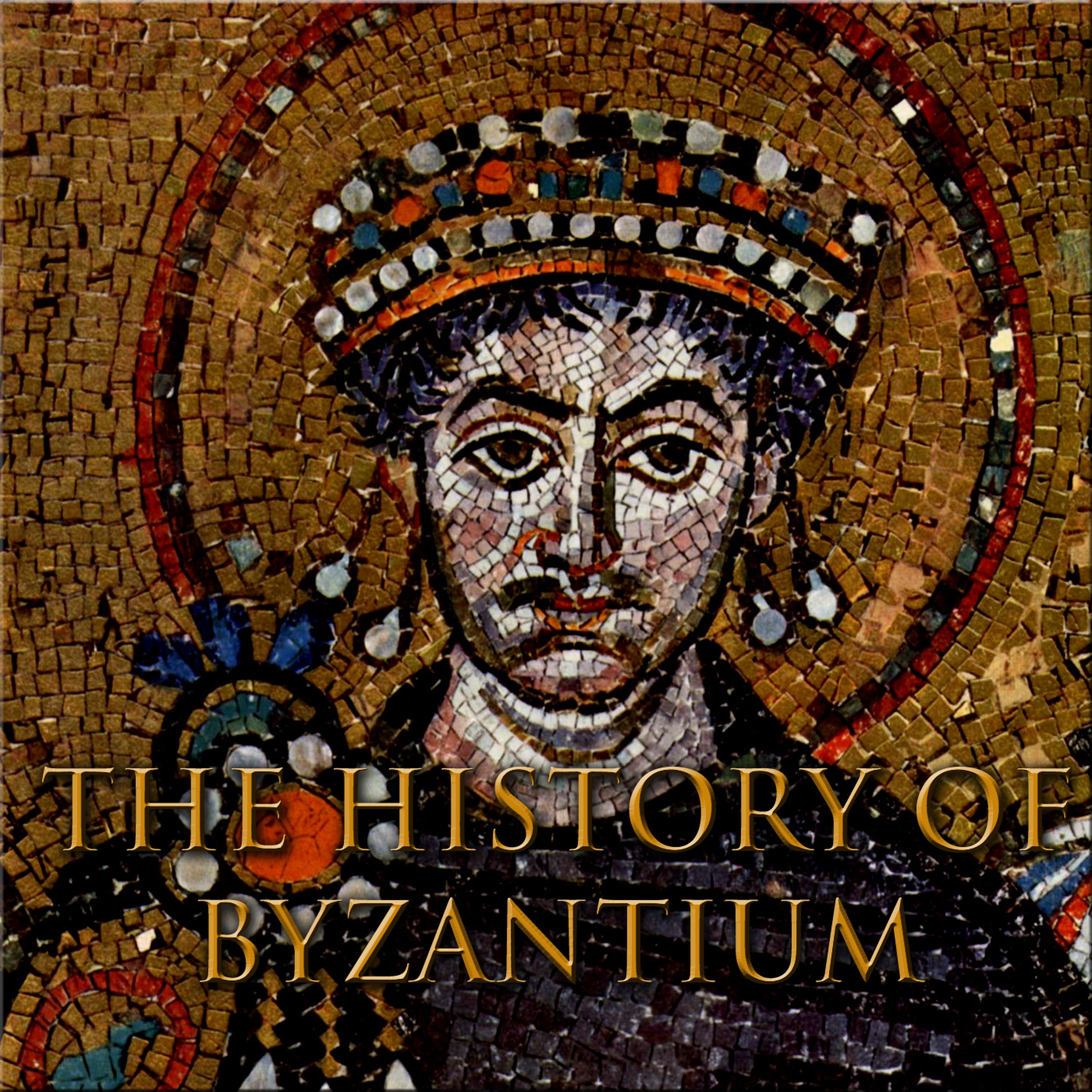 Byzantine Stories episode six announcement - podcast episode cover