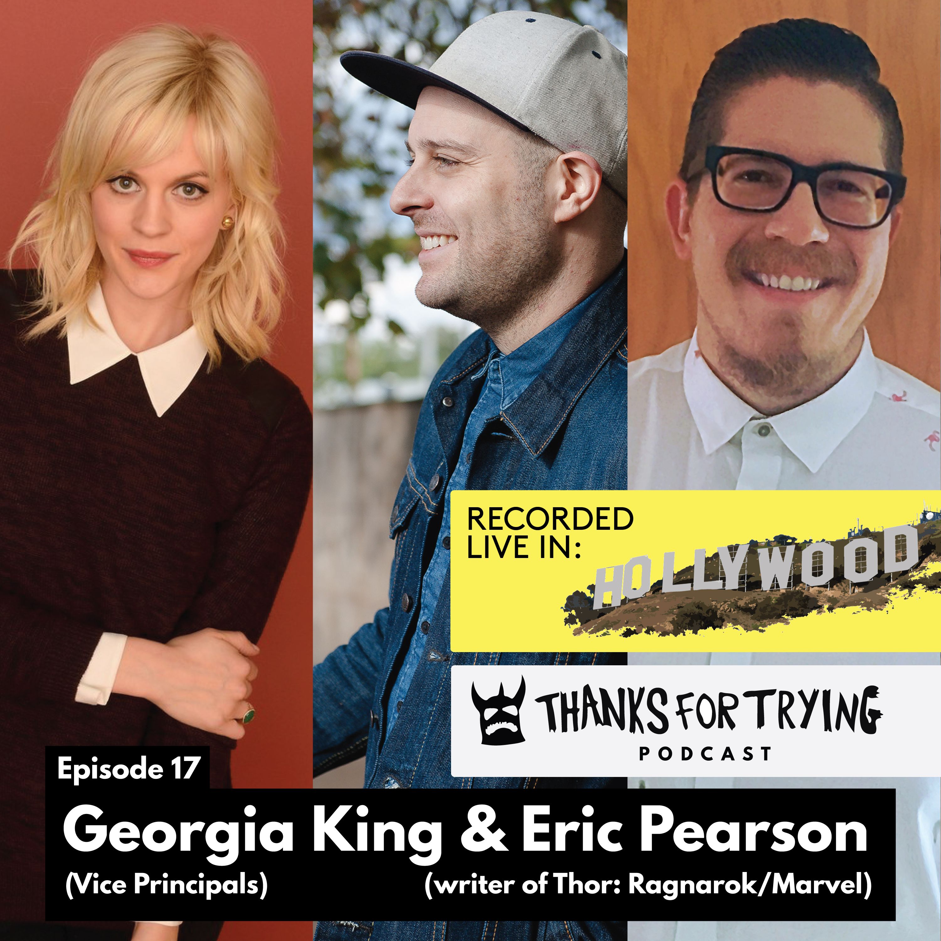 17: Georgia King [HBO's Vice Principals] & Eric Pearson [Marvel] episode artwork