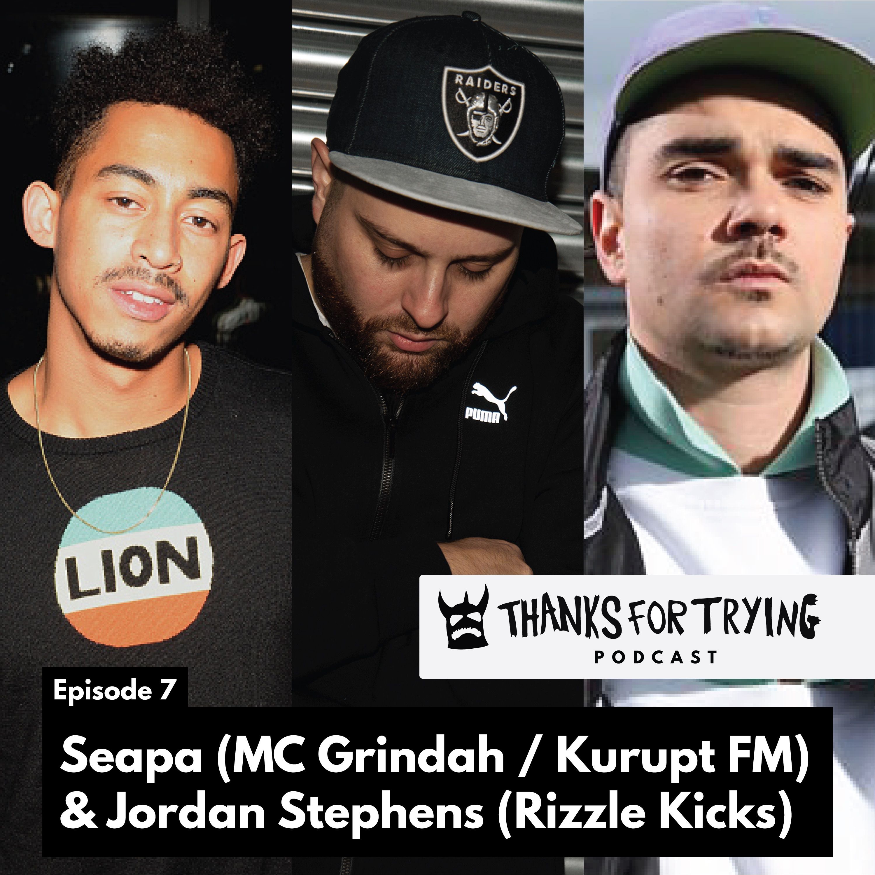 7: Seapa [MC Grindah / Kurupt FM] & Jordan Stephens [Rizzle Kicks] episode artwork