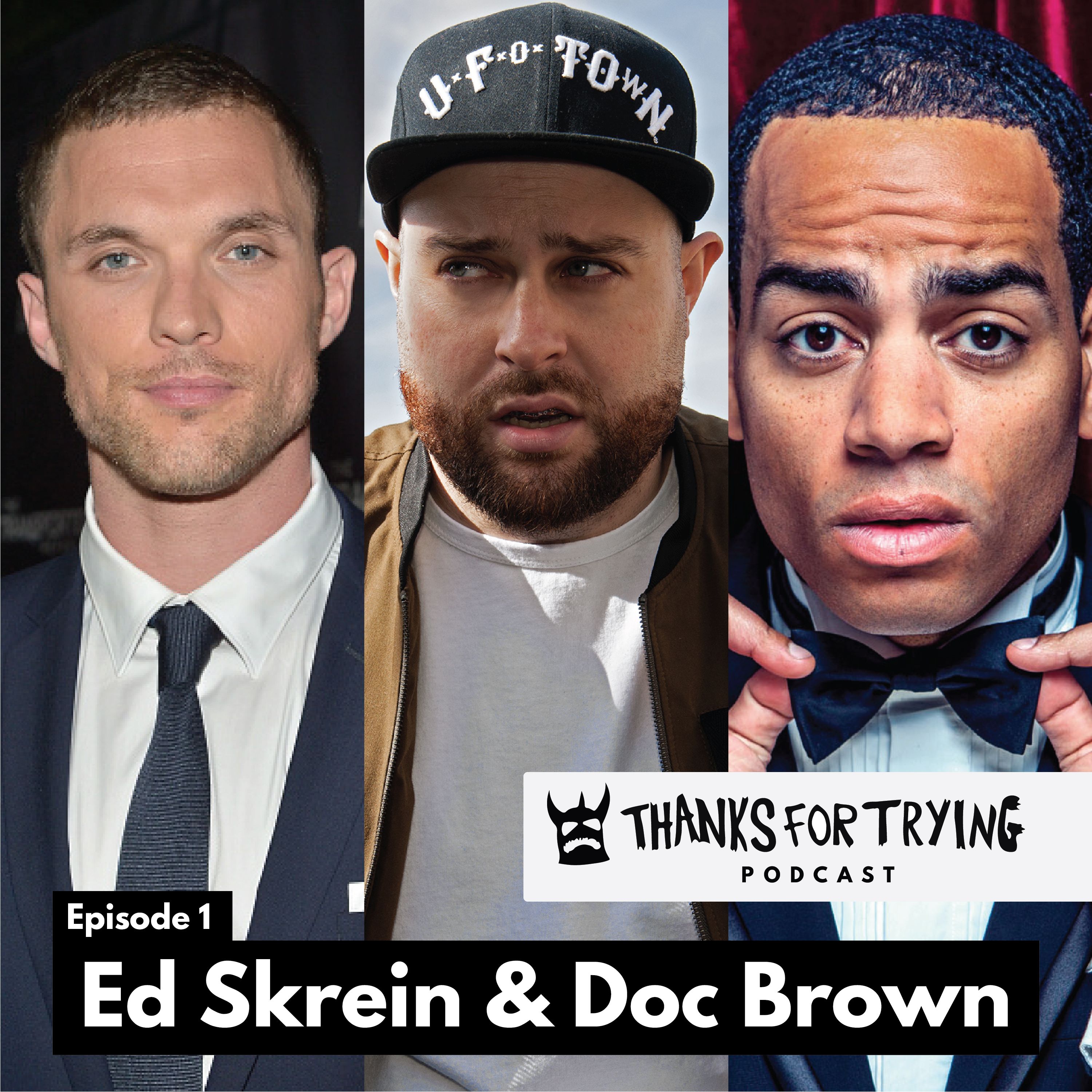 1: Ed Skrein & Doc Brown episode artwork