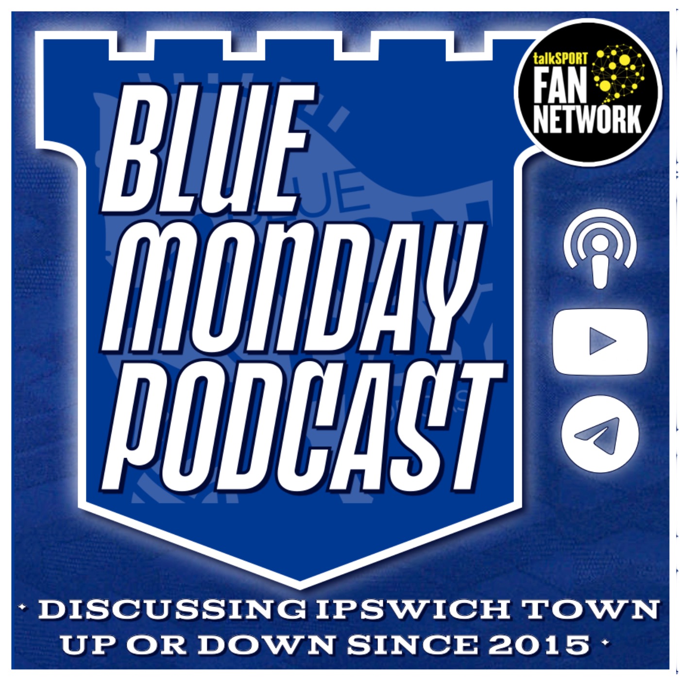 cover art for Blue Monday Podcast - EP454 - Ipswich 0-3 Millwall