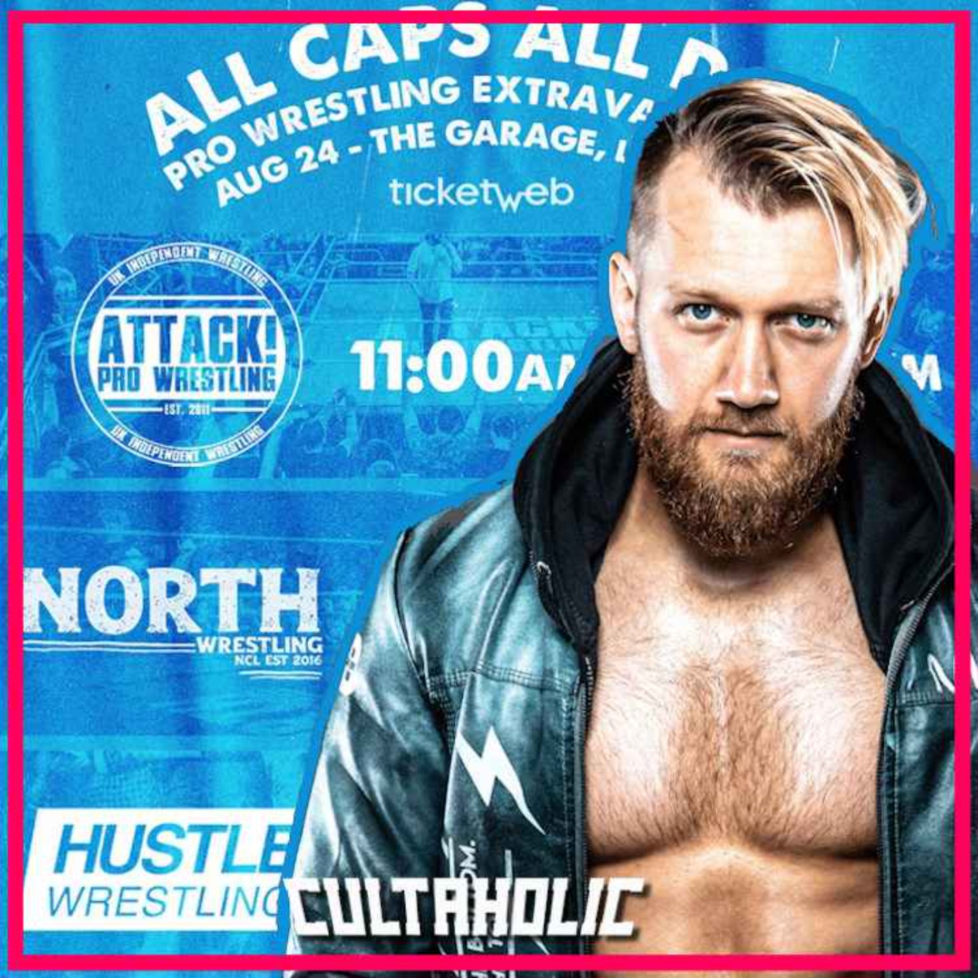 Mark Andrews invites you to have BREAKFAST WITH WRESTLING at ALL CAPS ALL DAY!