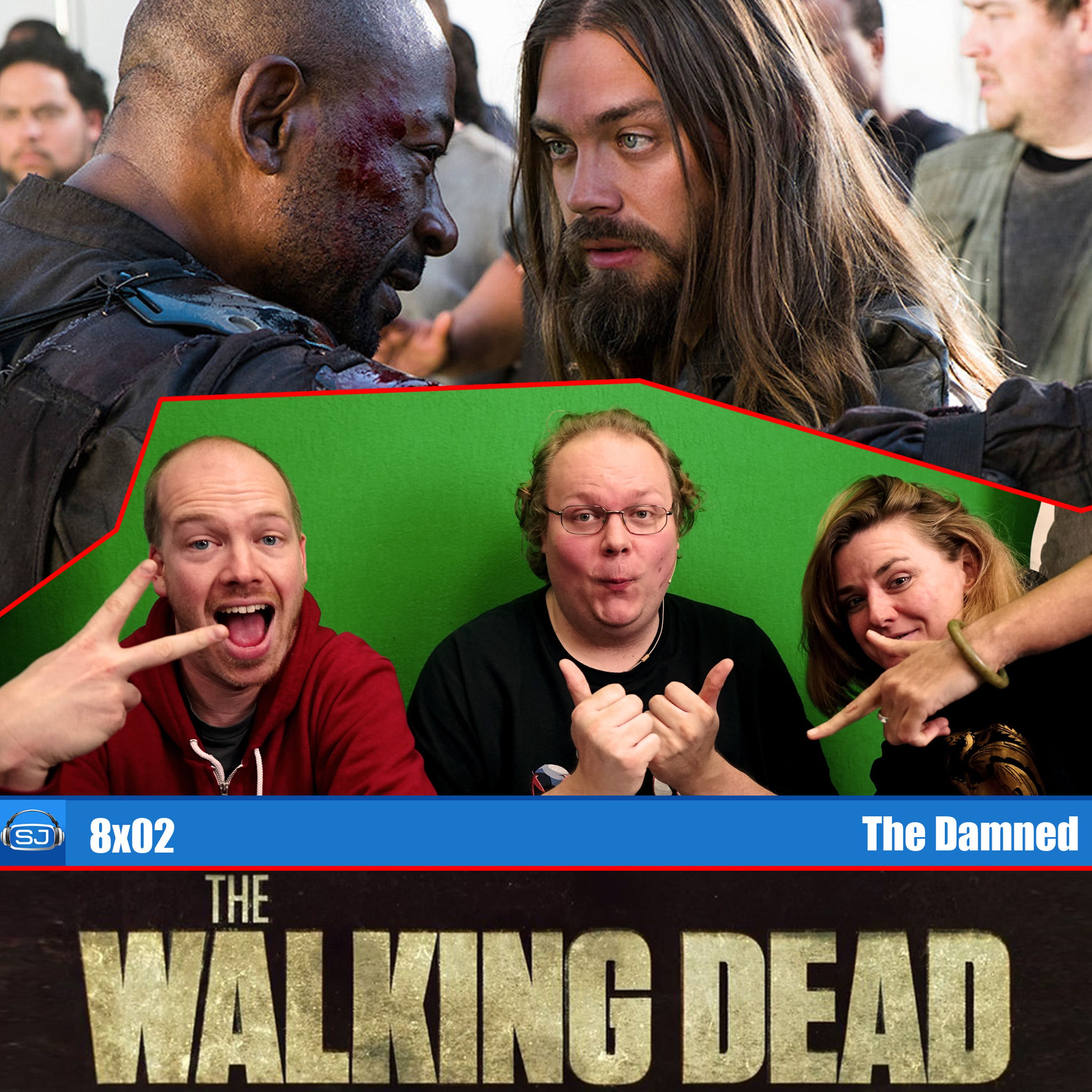 cover art for The Walking Dead 8x02 - The Damned