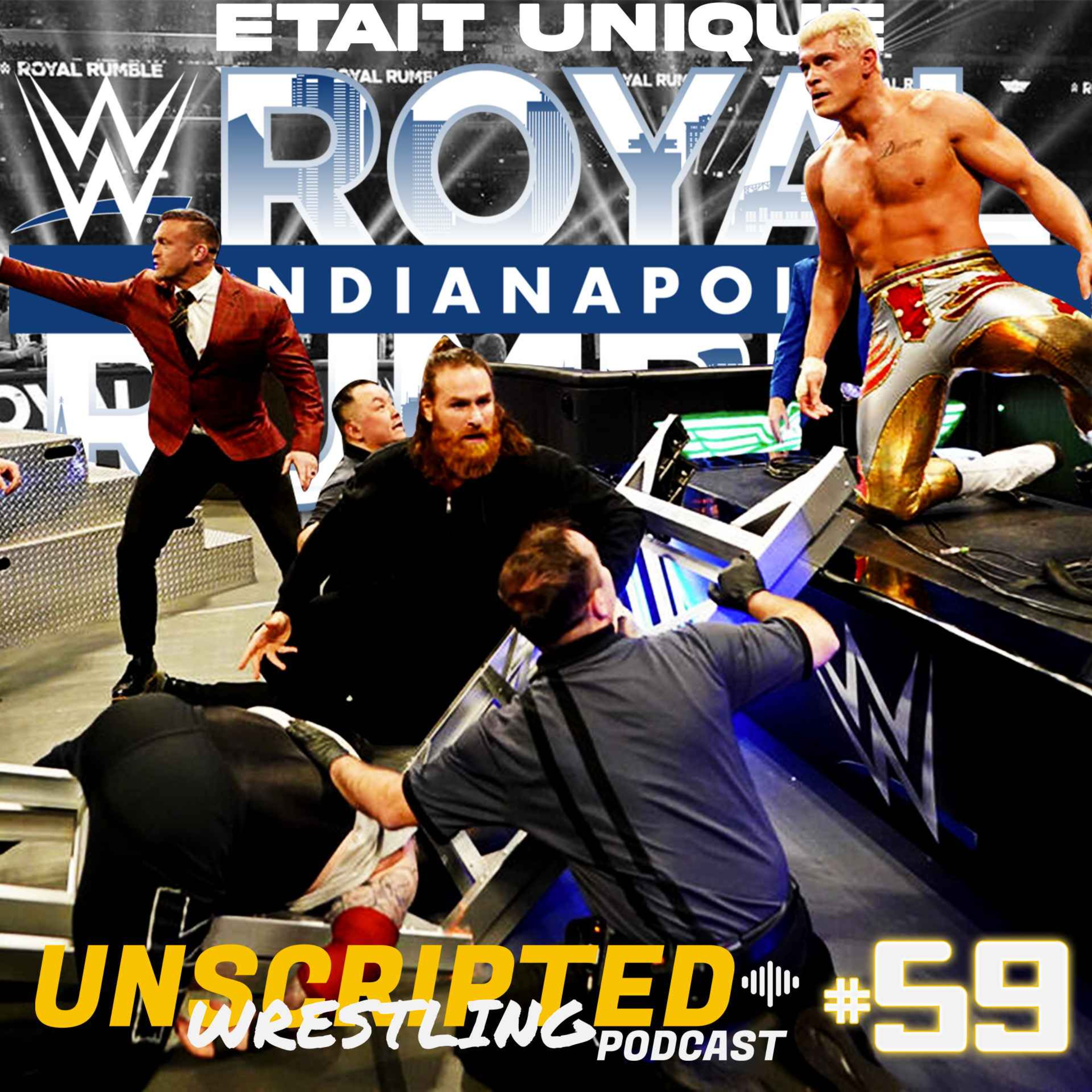 LE WWE ROYAL RUMBLE 2025 était UNIQUE – Unscripted Wrestling Podcast (S04E09)