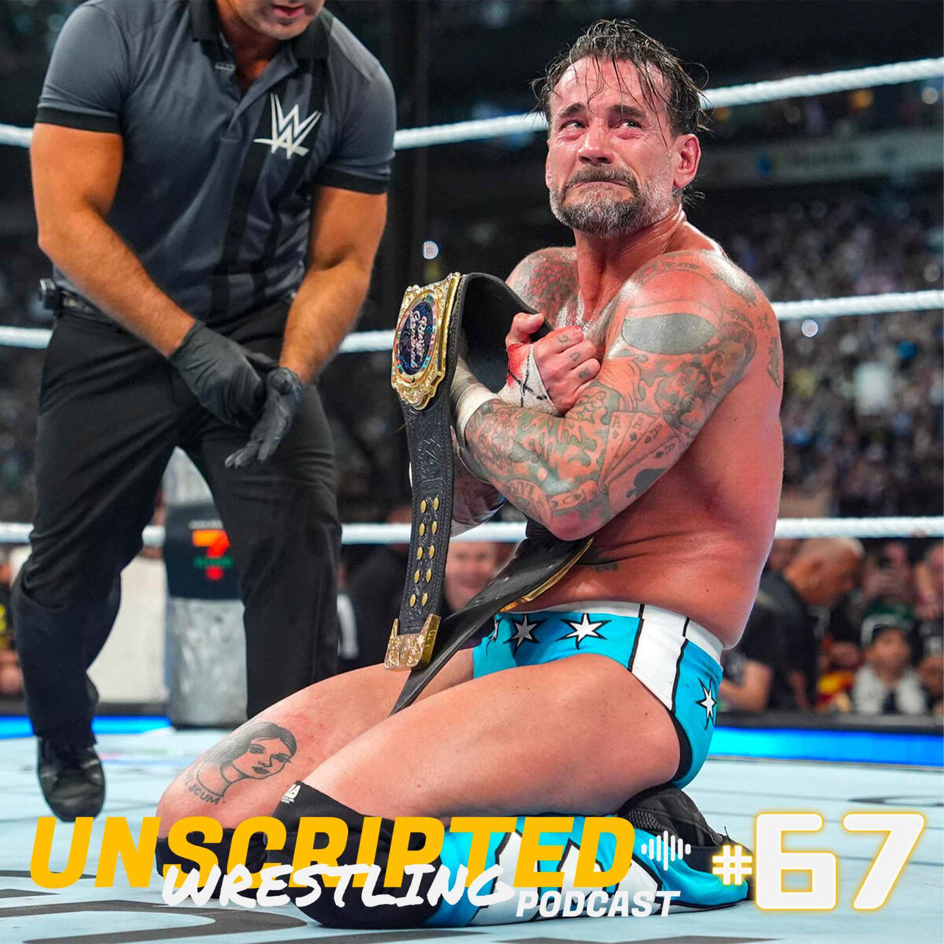 PAS LE DROIT AU BONHEUR (WWE Summerslam 2025 Saturday) - Unscripted Wrestling Podcast (S05E04) episode artwork