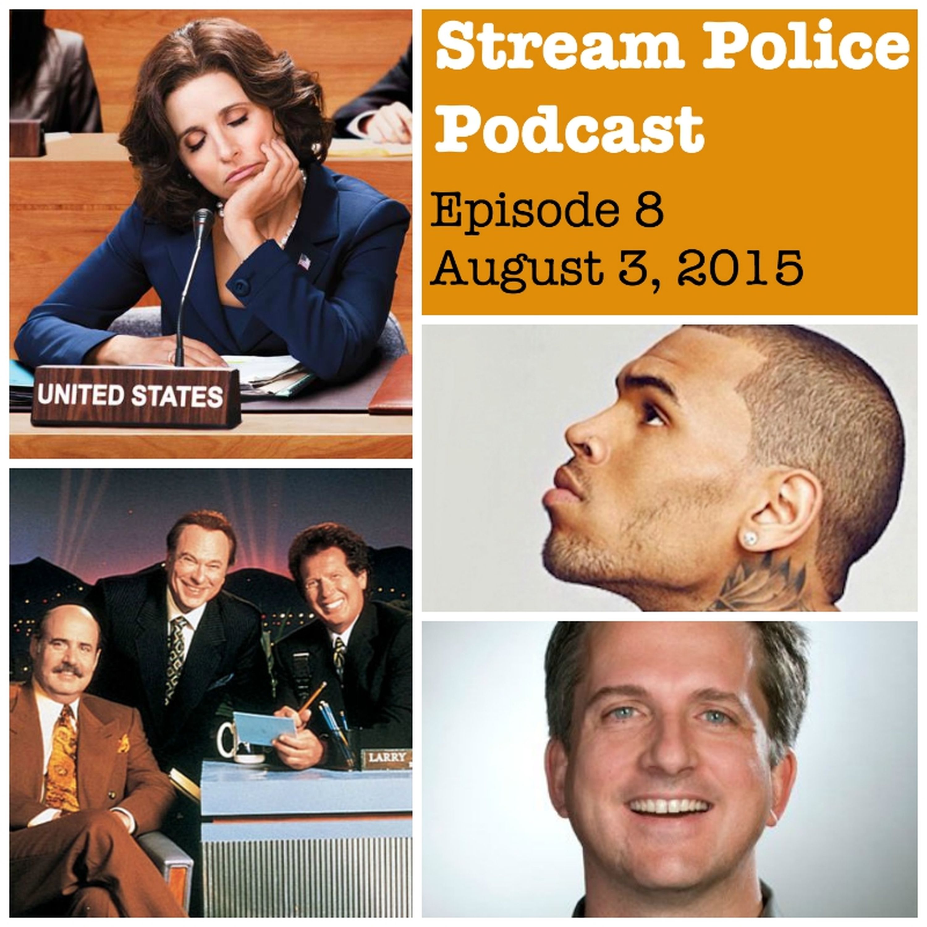 #8 - VEEP; female journalists on film; Bill Simmons; Chris Brown; Gaslight Anthem episode artwork