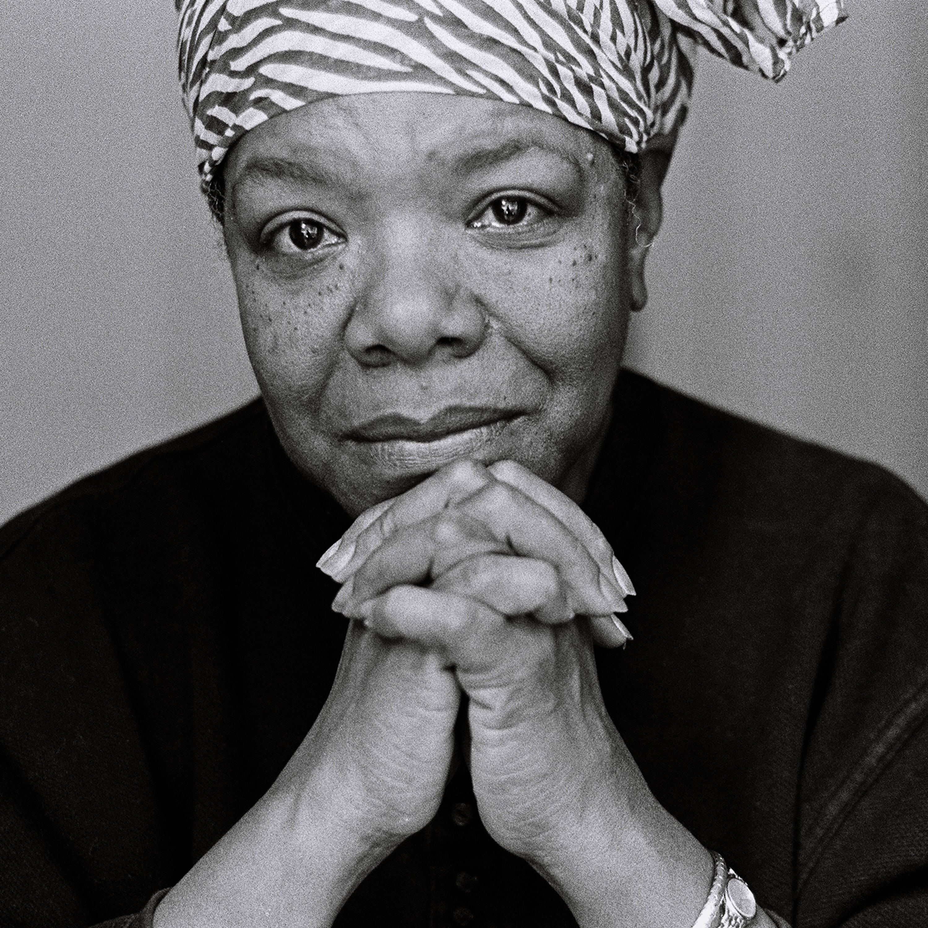 cover art for “Caged Bird” by Maya Angelou