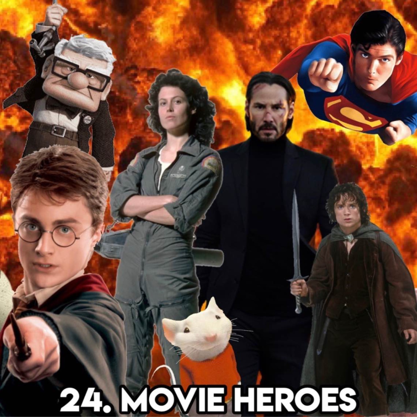 24. MOVIE HEROES  (with Patreon TopHead Andy)