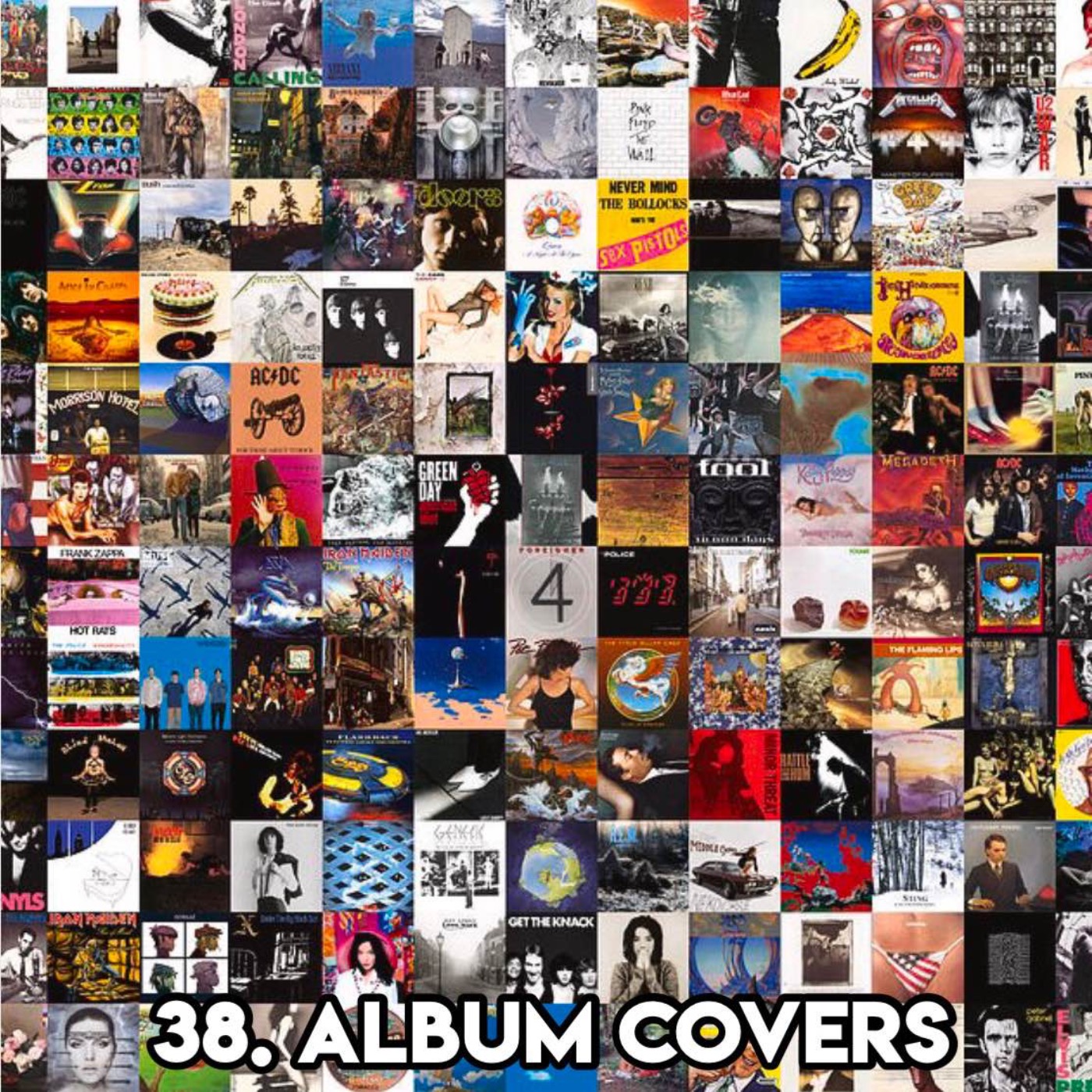 38. ALBUM COVERS  (with Patreon TopHead David)