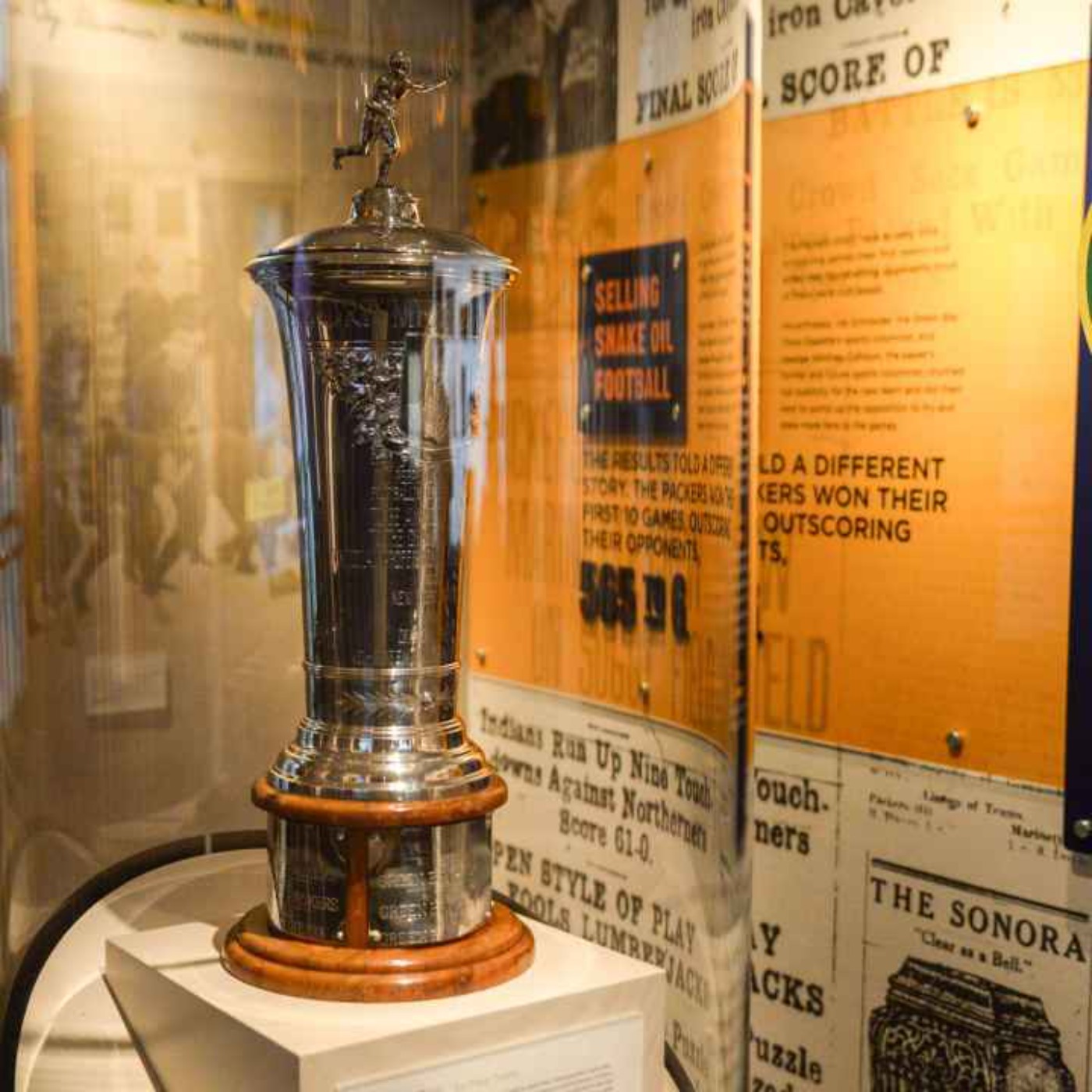 The Curse of the Ed Thorp Trophy Story is told by John, Mike Zimmer talk, Vikings game!