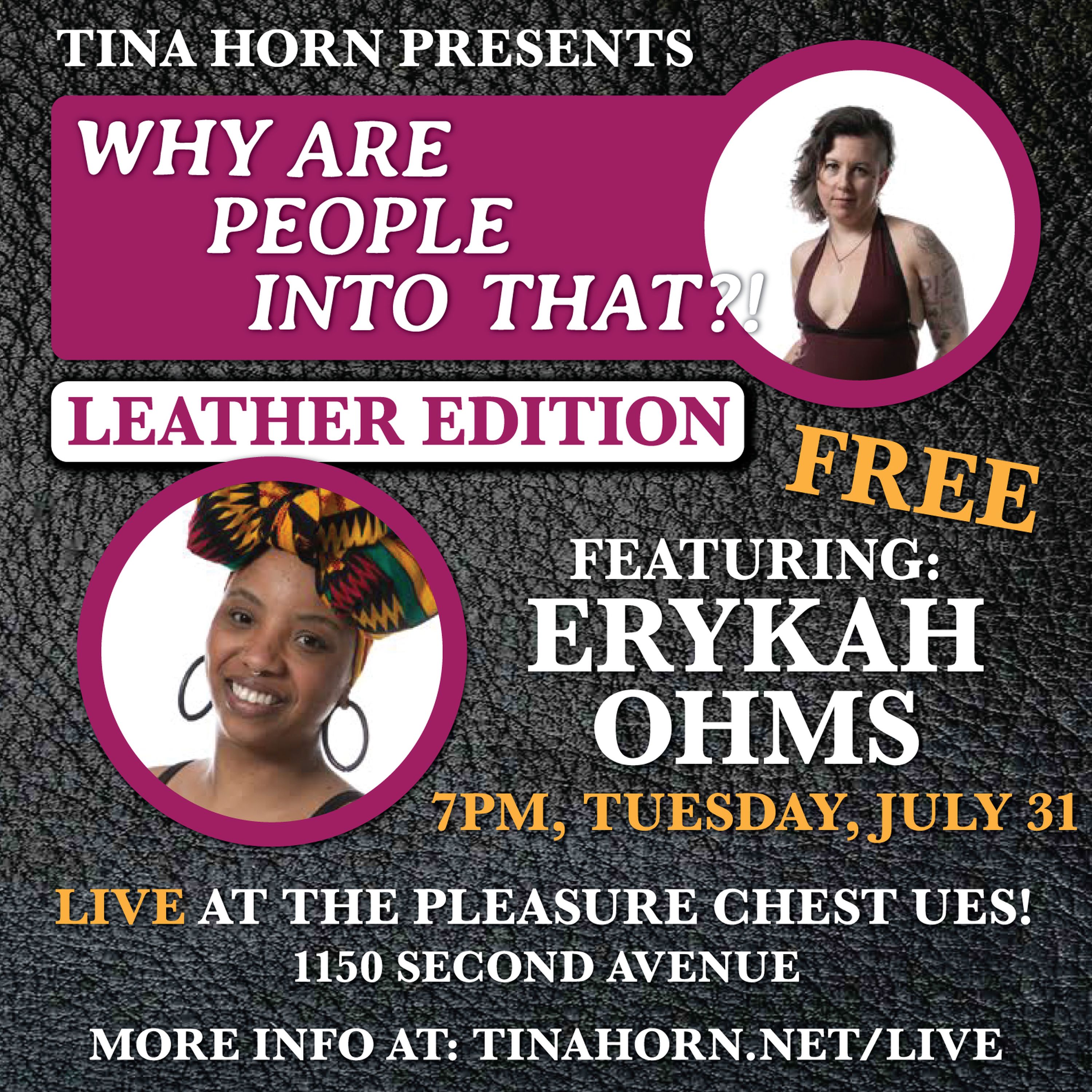 cover art for Live! Erykah Ohms: Leather