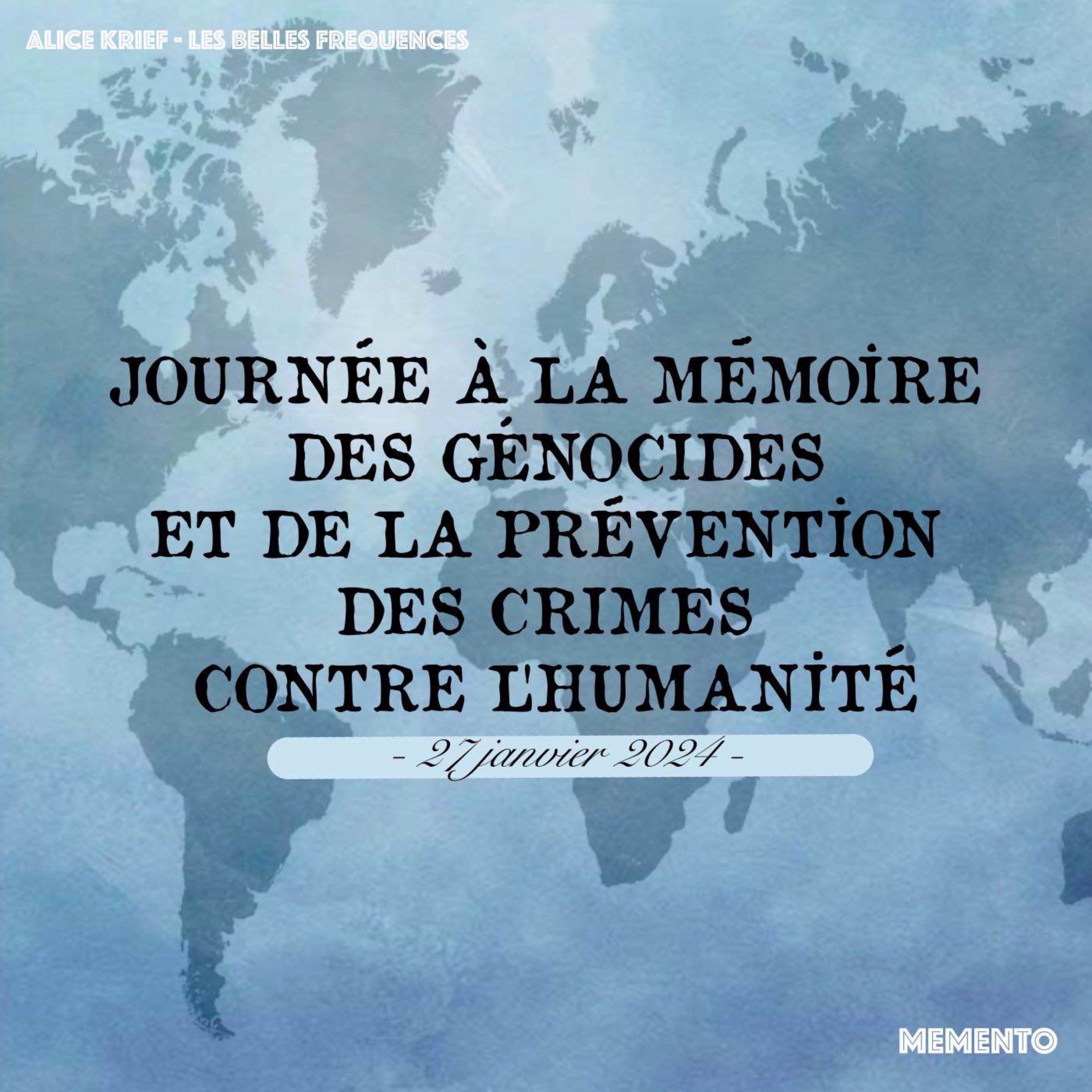 cover art for [BONUS] 27 janvier 2024 - Journée à la mémoire des génocides et de la prévention des crimes contre l'Humanité