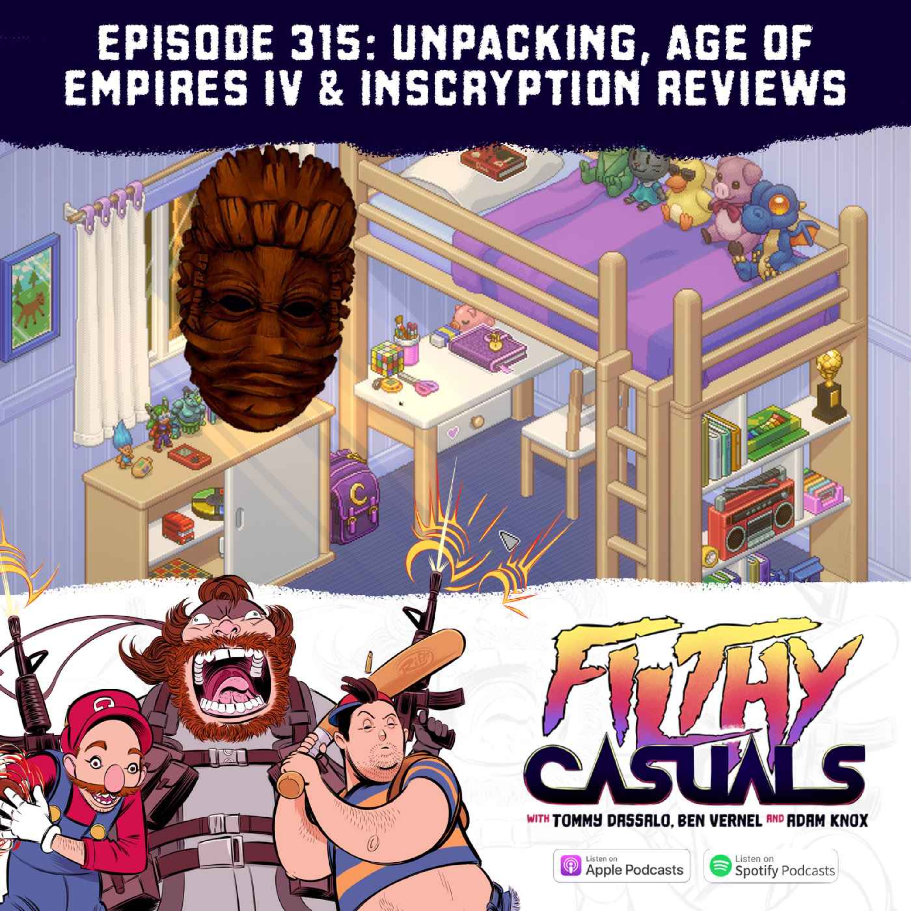 Episode 315: Unpacking, Age of Empires IV & Inscryption Reviews