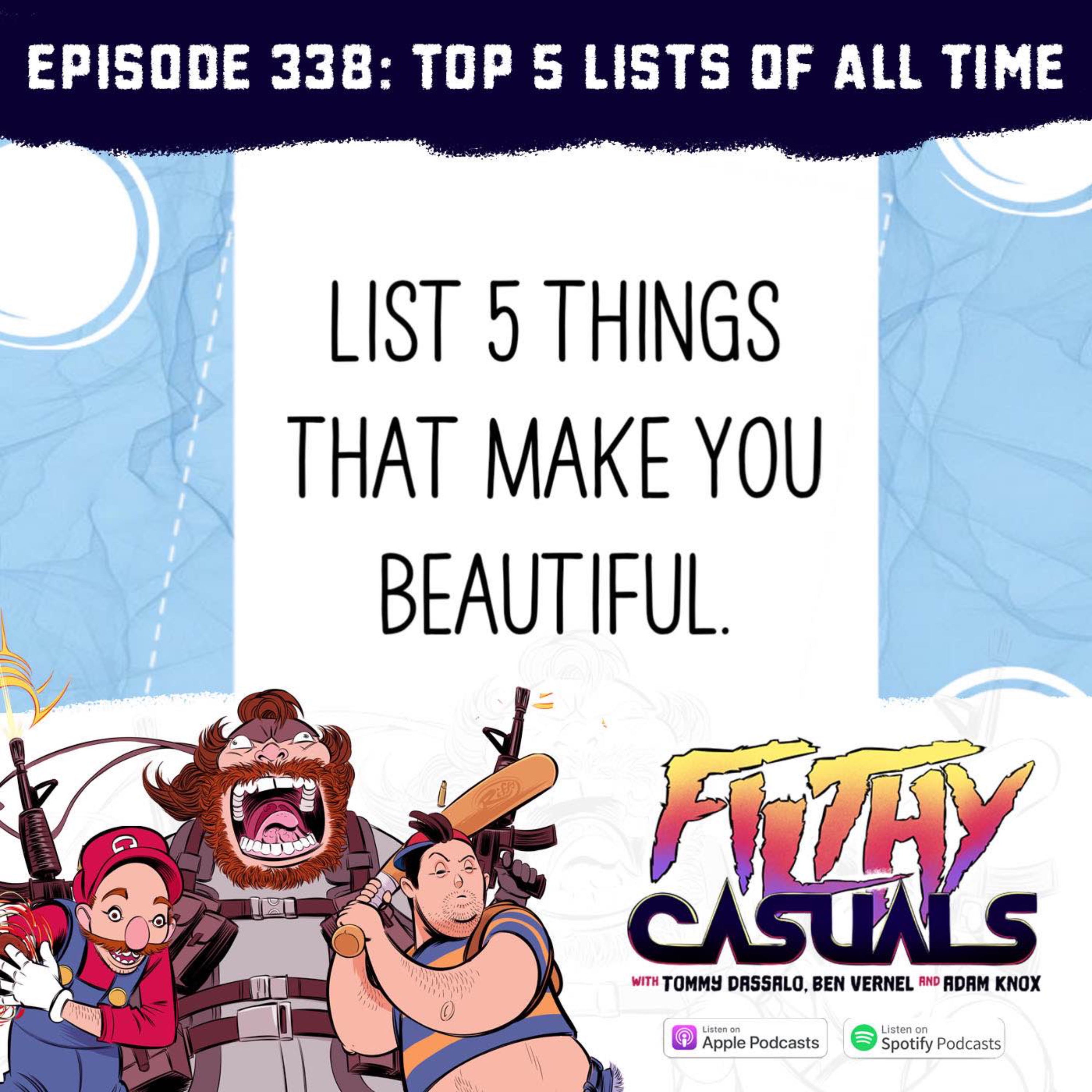 Episode 338: Top 5 Lists of All Time