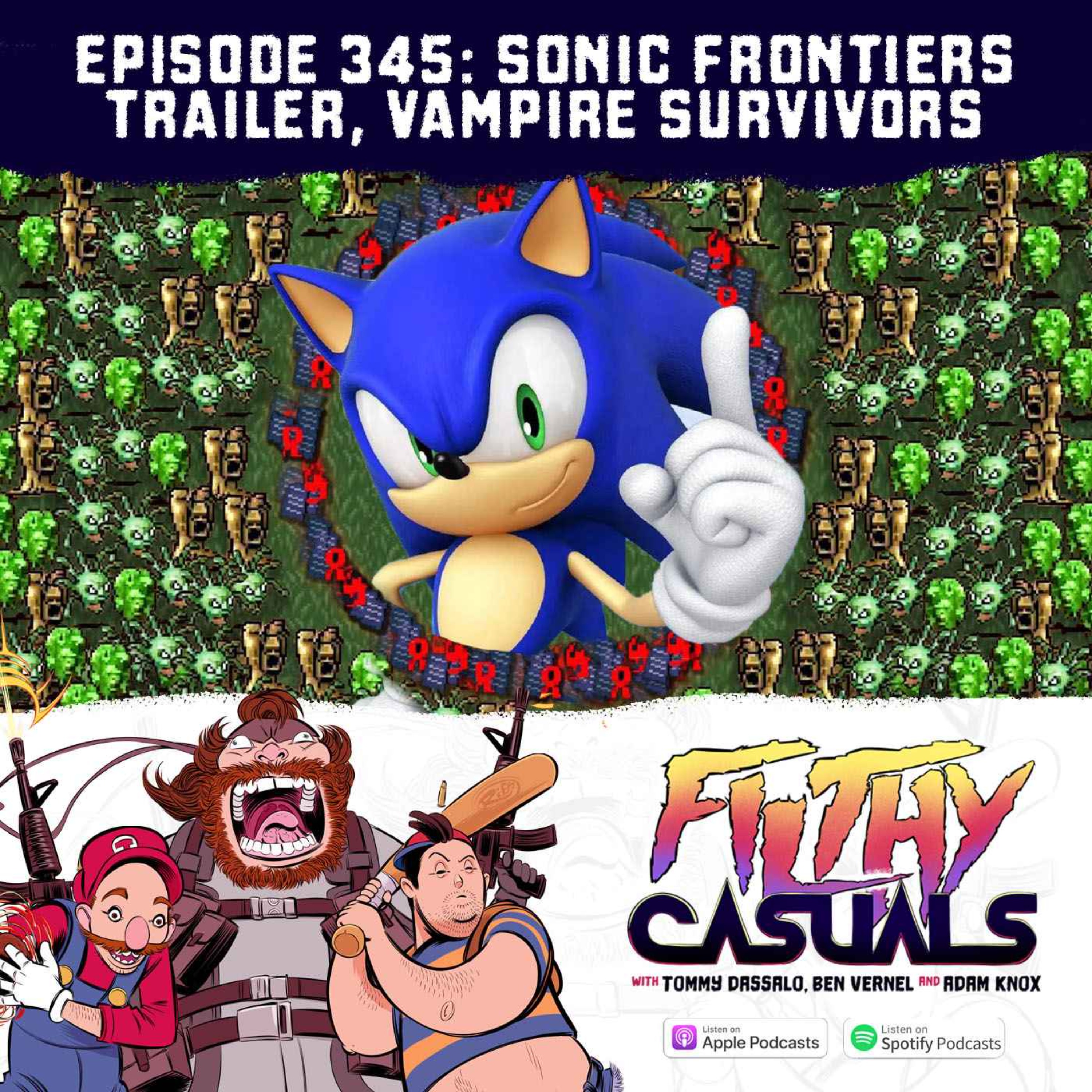 Episode 345: Sonic Frontiers Trailer, Vampire Survivors