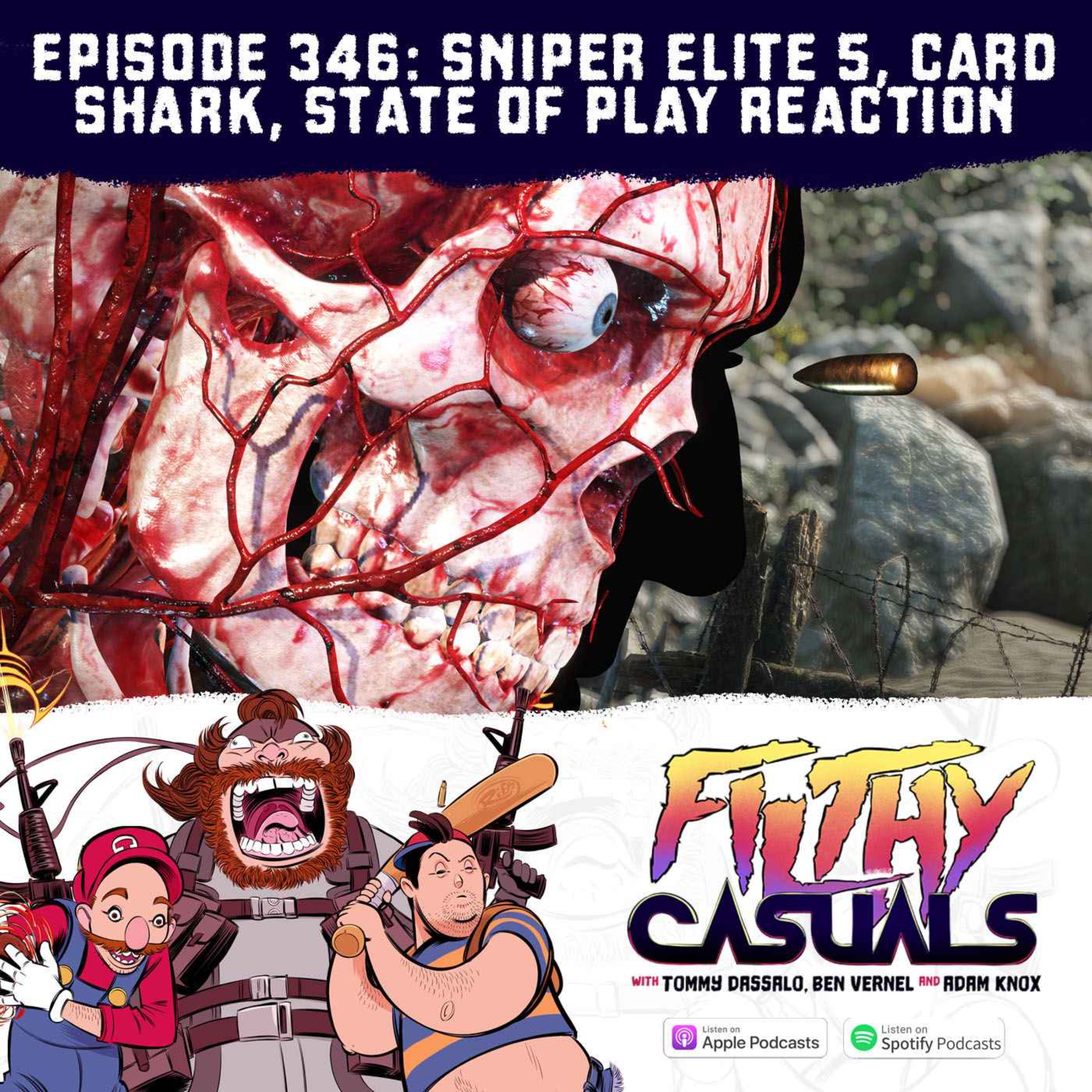 Episode 346: Sniper Elite 5, Card Shark, State of Play Reaction