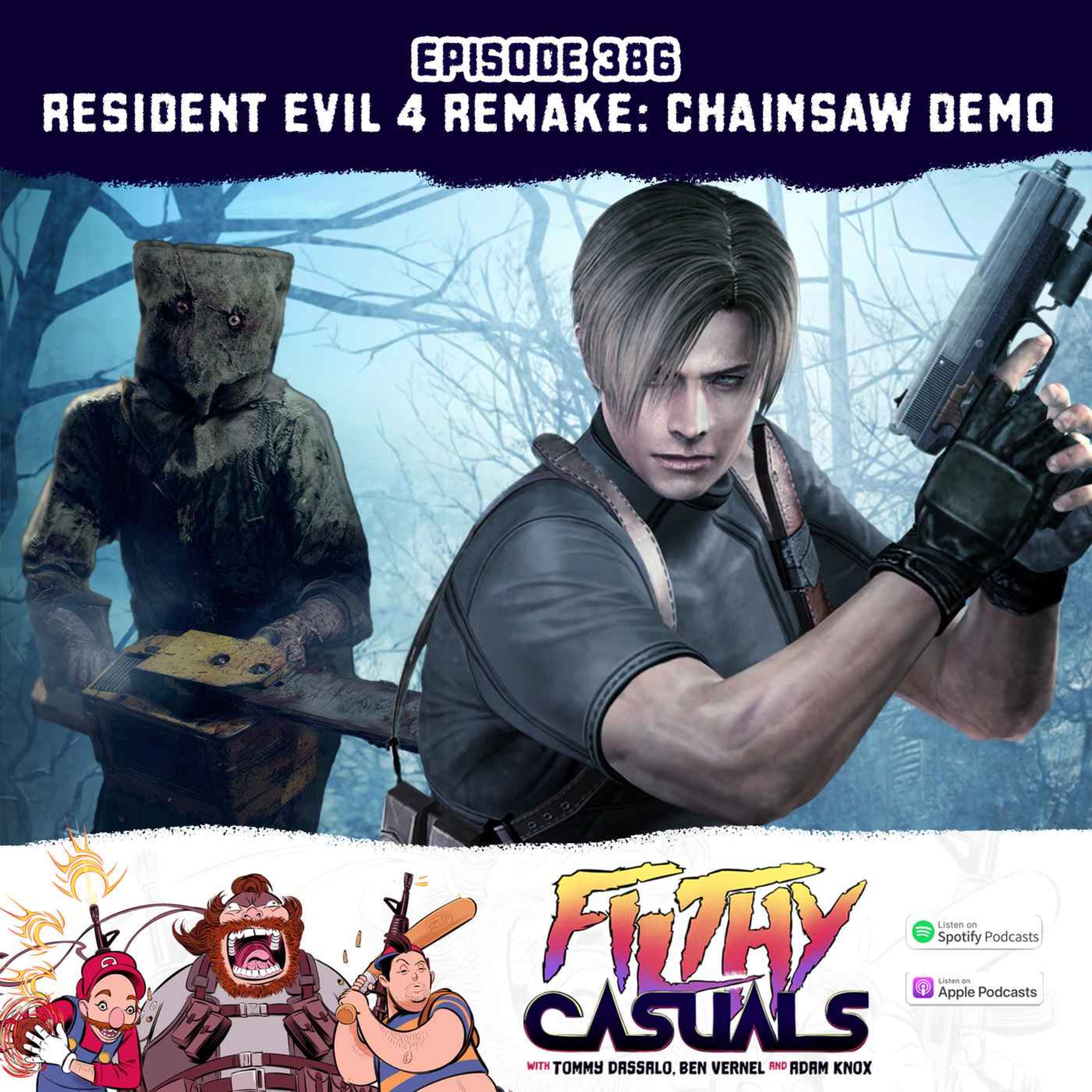 cover art for Episode 386: Resident Evil 4 Chainsaw Demo