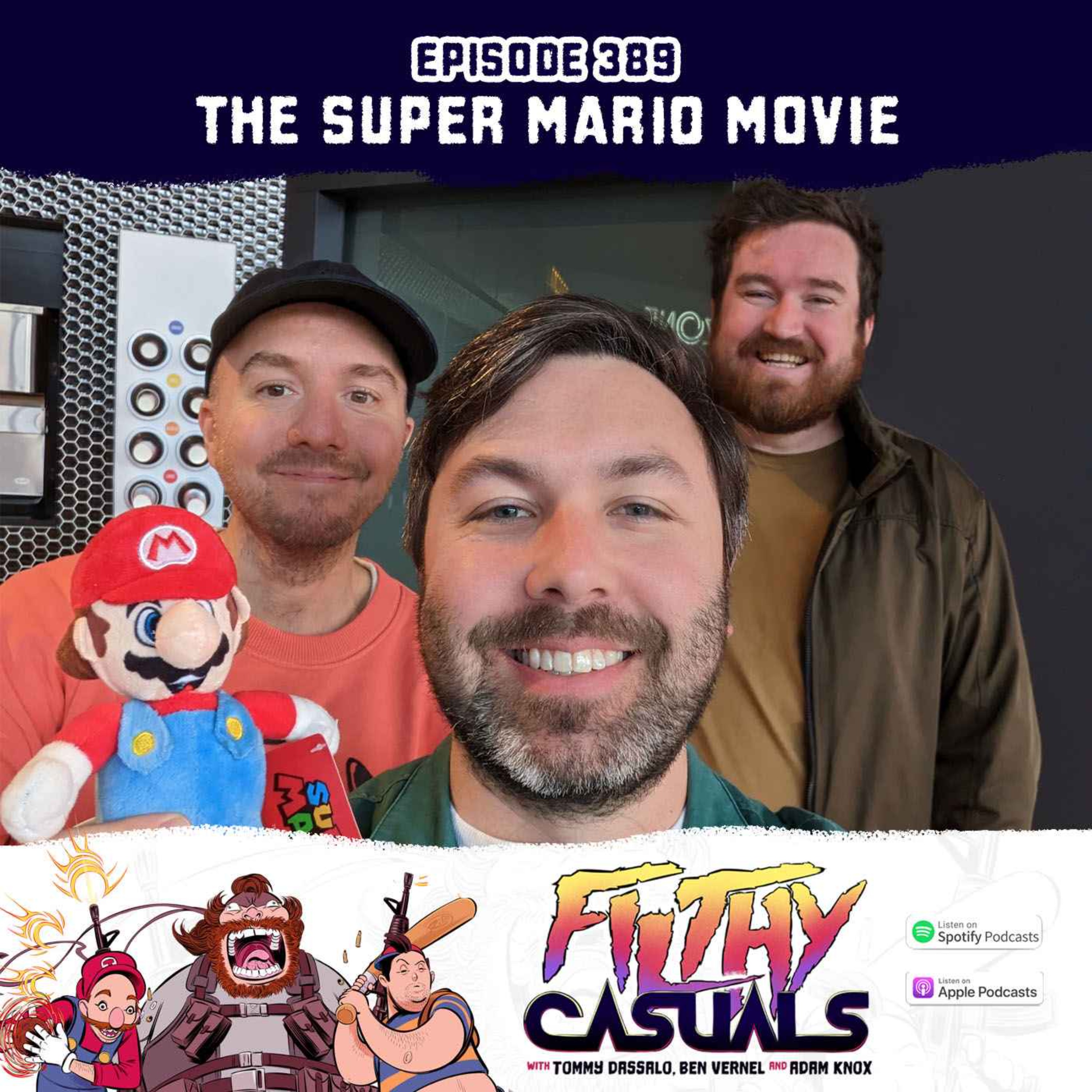 cover art for Episode 389: The Super Mario Bros. Movie