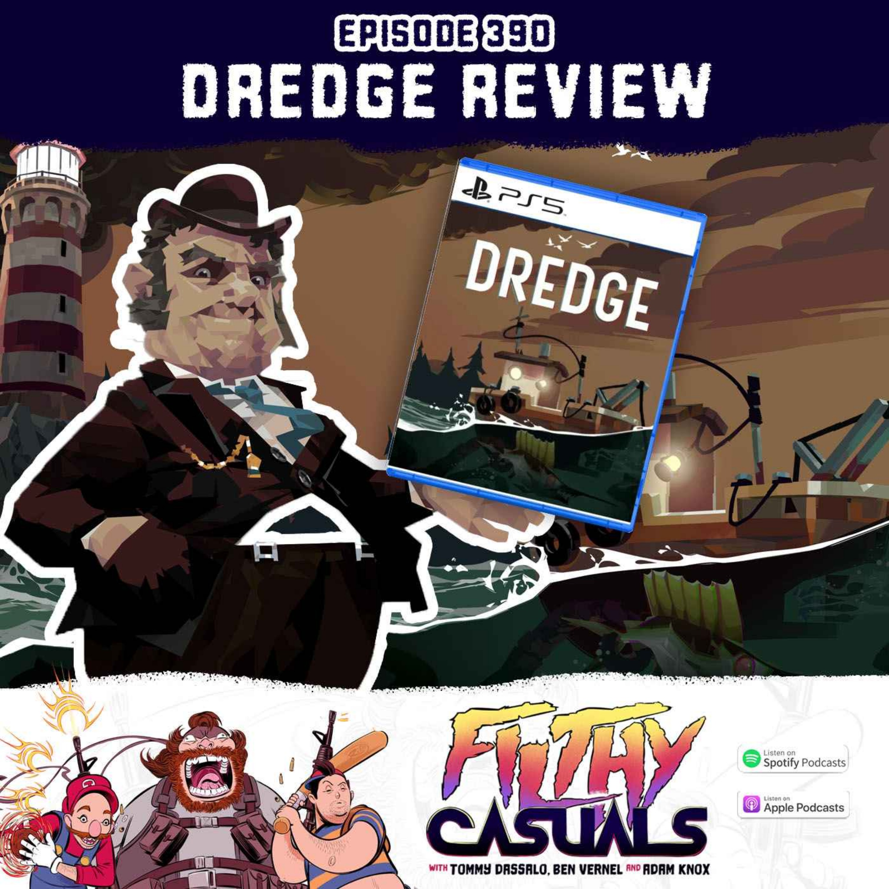cover art for Episode 390: Dredge Review