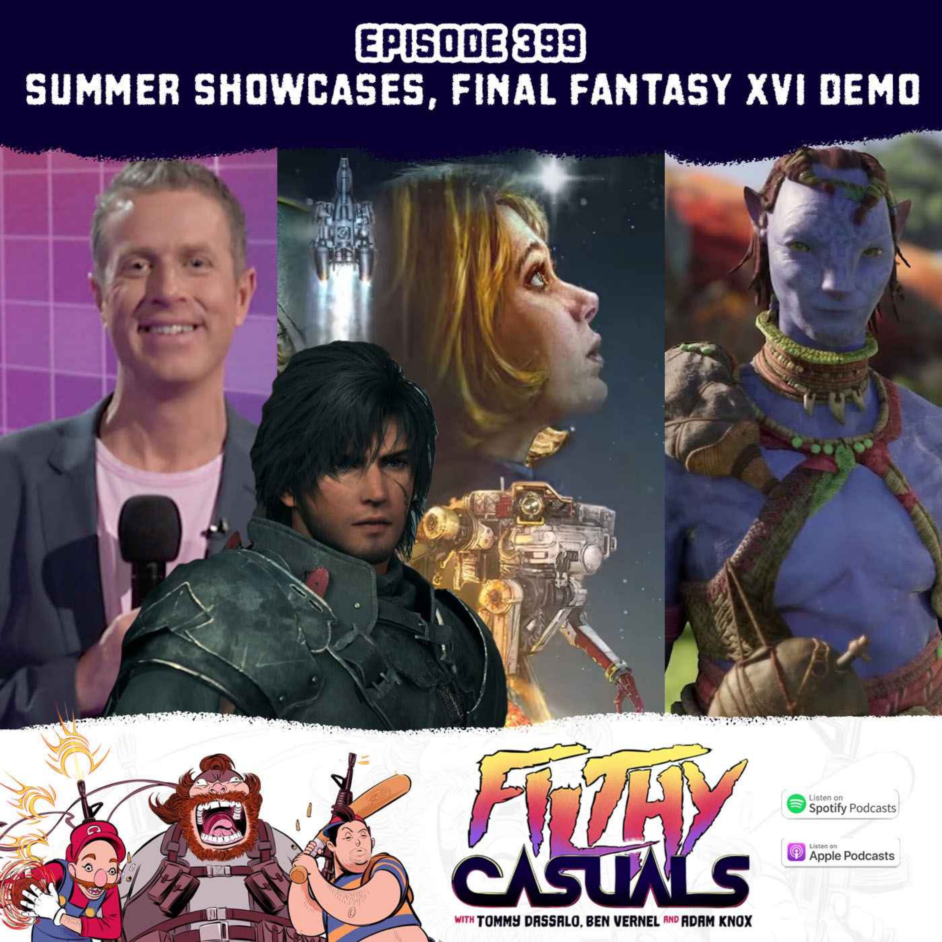 cover art for Episode 399: Summer Showcases, Final Fantasy XVI Demo