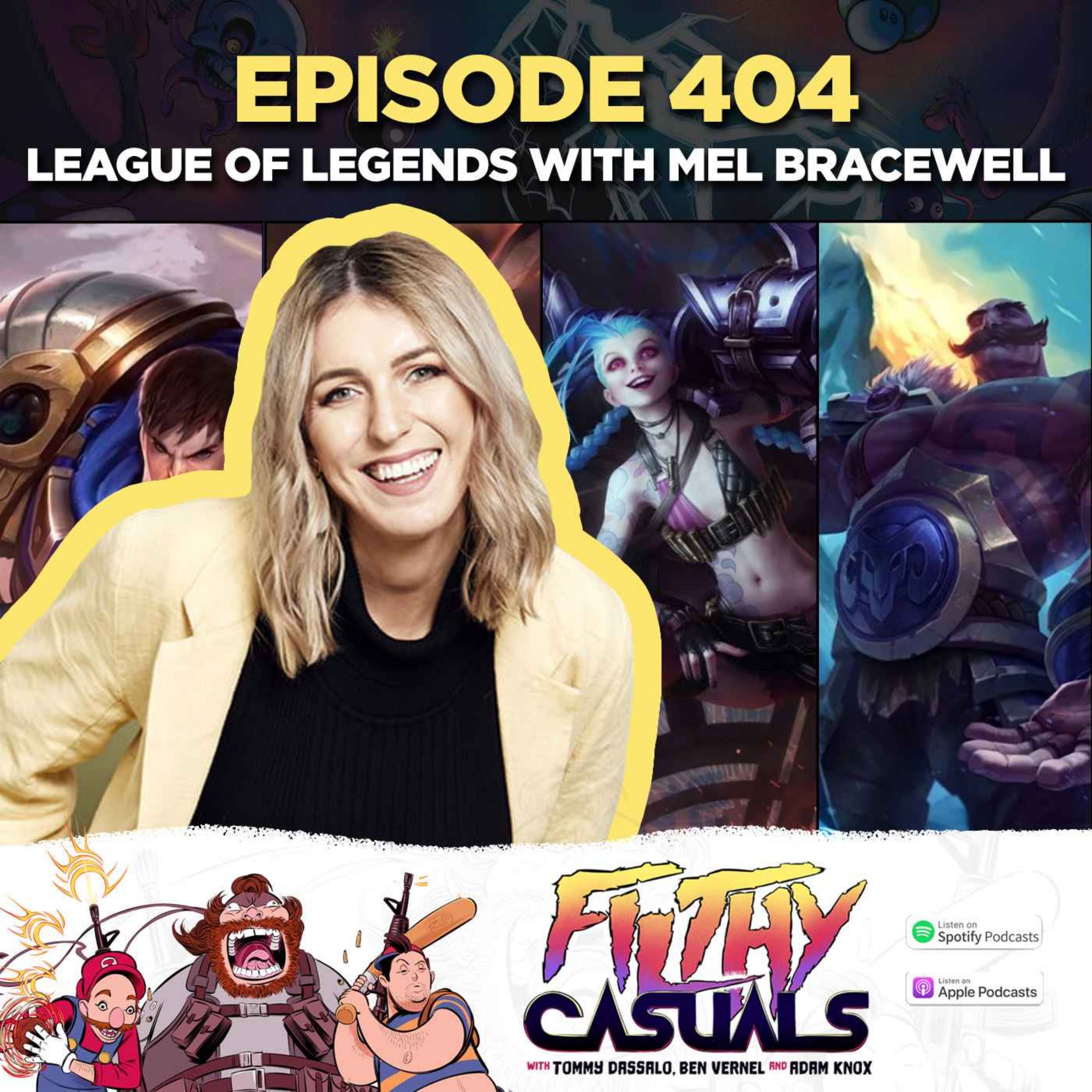 cover art for Episode 404: League of Legends with Melanie Bracewell
