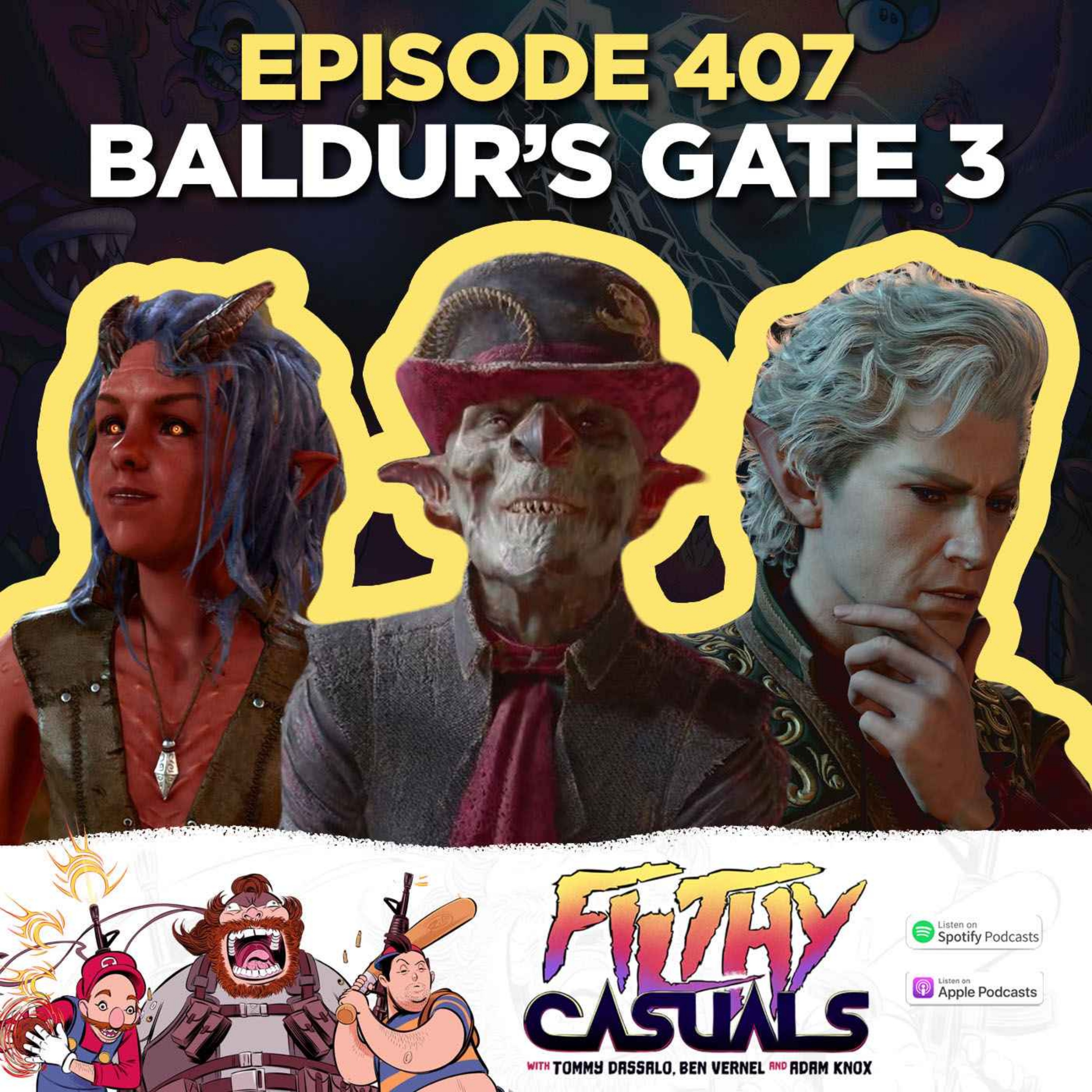 cover art for Episode 407: Baldur's Gate 3