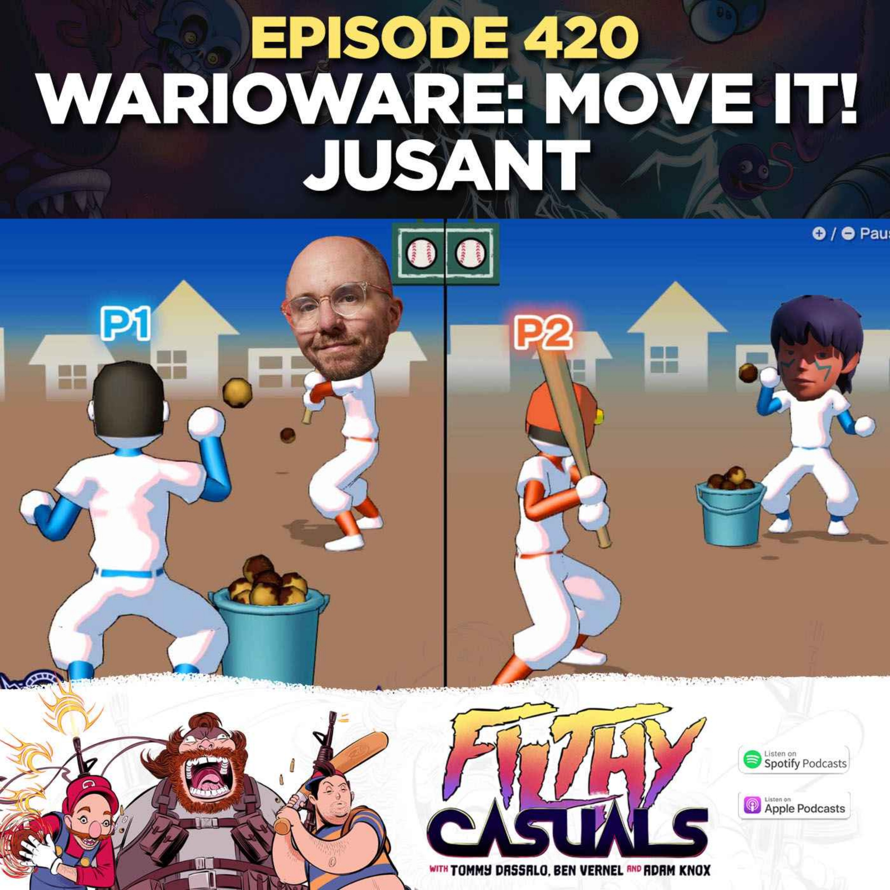 cover art for Episode 420: WarioWare: Move It!, Jusant