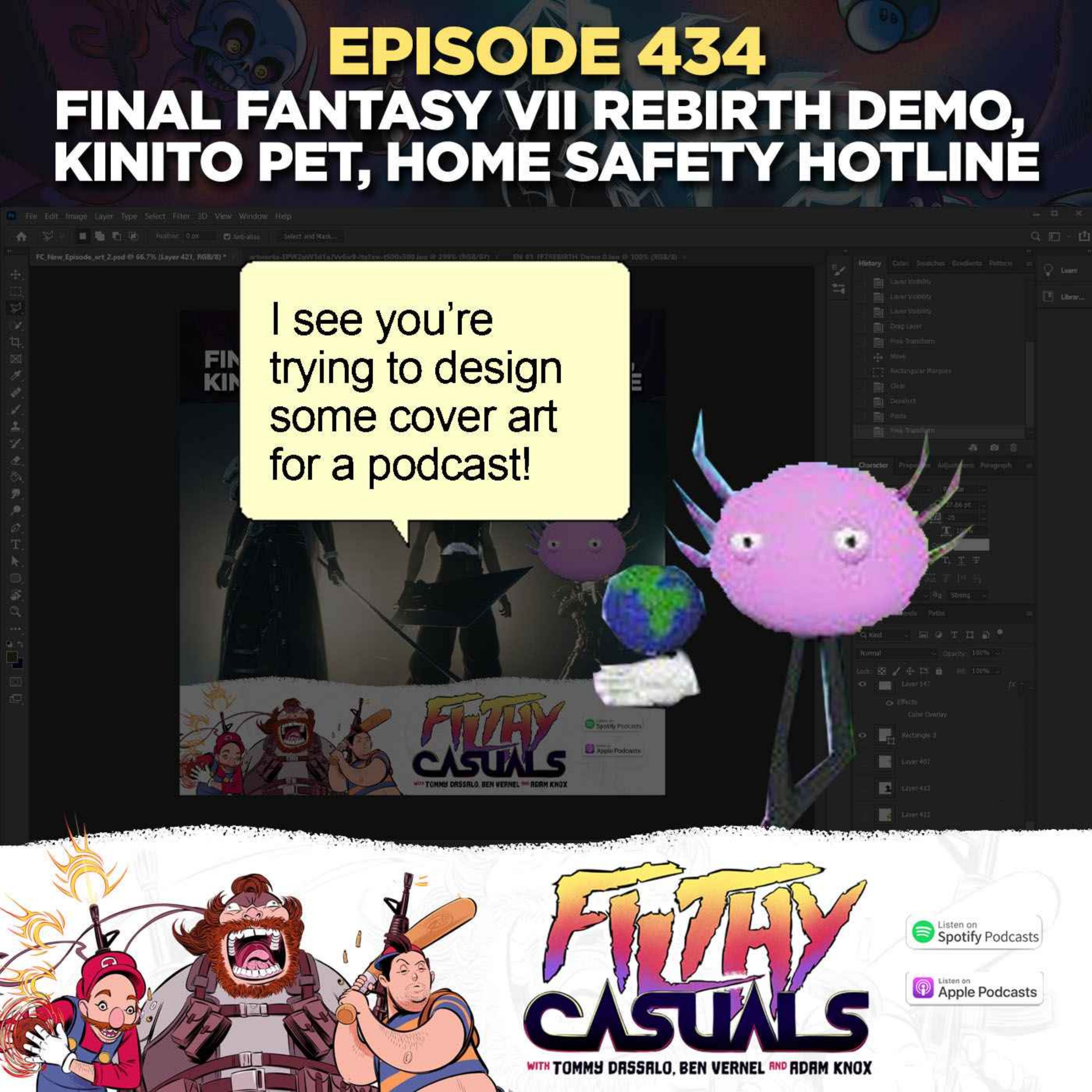 Episode 434: Final Fantasy VII Rebirth Demo, Kinito Pet