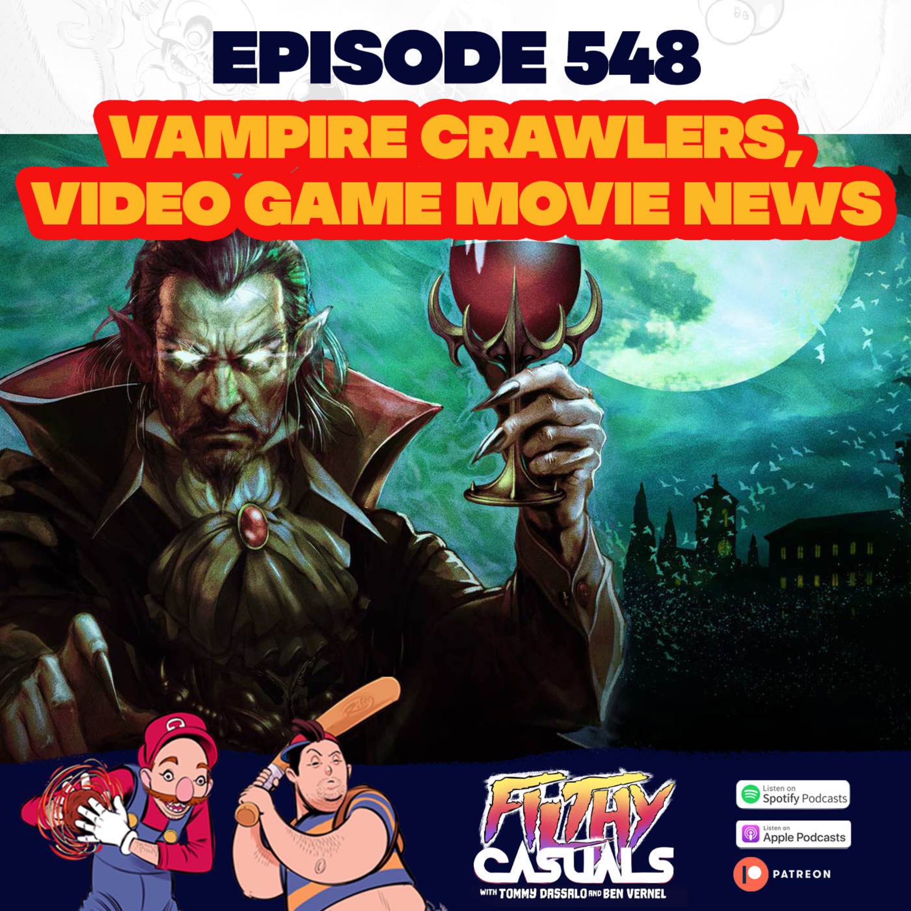 Episode 548: Vampire Crawlers, Video Game Movie News