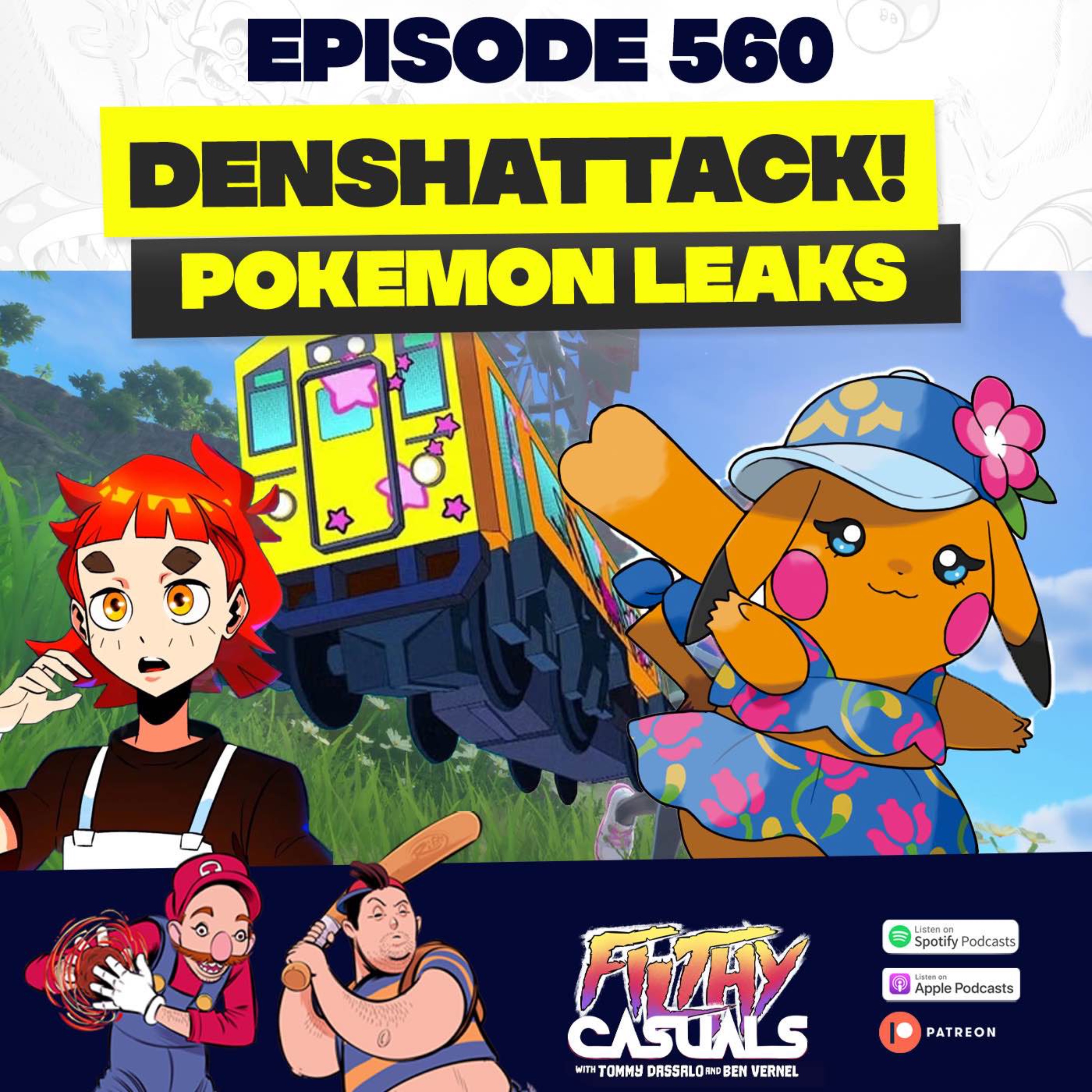 Episode 560: Denshattack!, Pokemon Leaks episode artwork