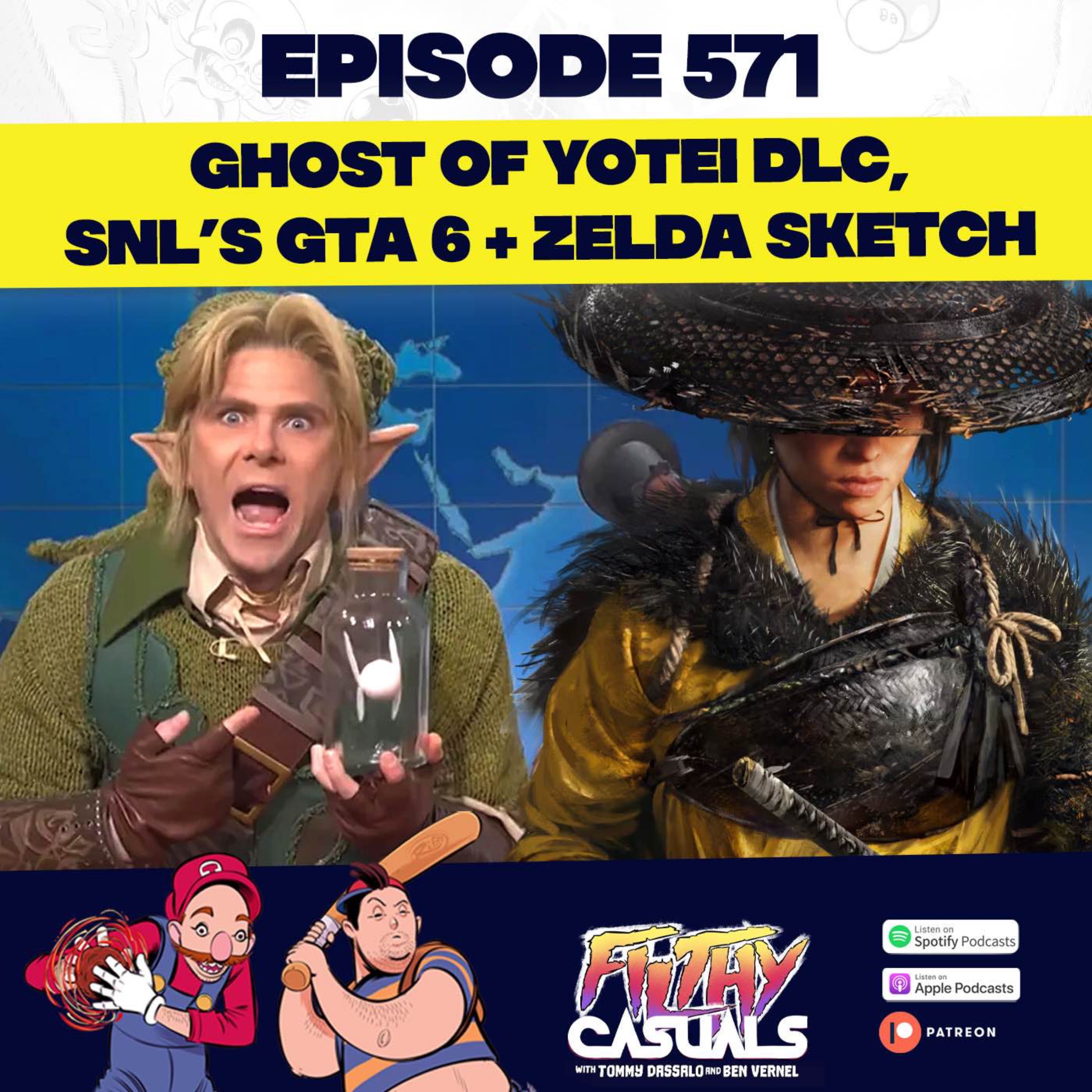 Episode 571: Ghost of Yotei DLC, SNL's Zelda & GTA6 Sketch