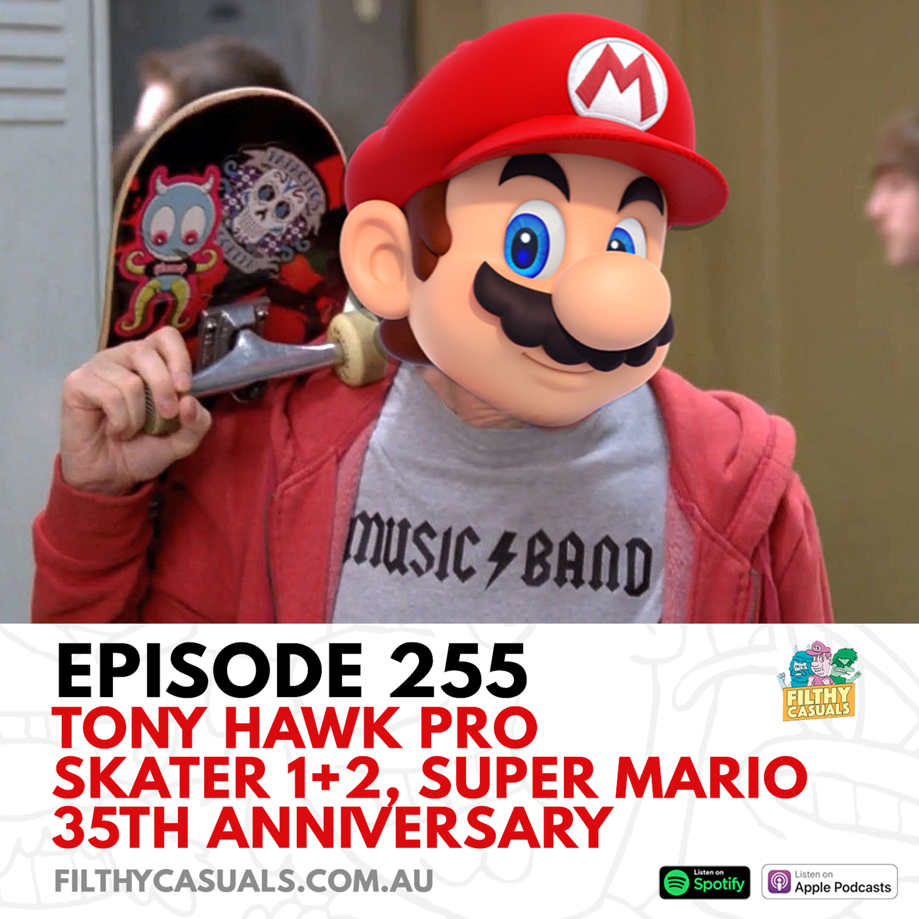 Episode 255: Tony Hawk's Pro Skater 1+2 Review, Mario 35th Anniversary Direct