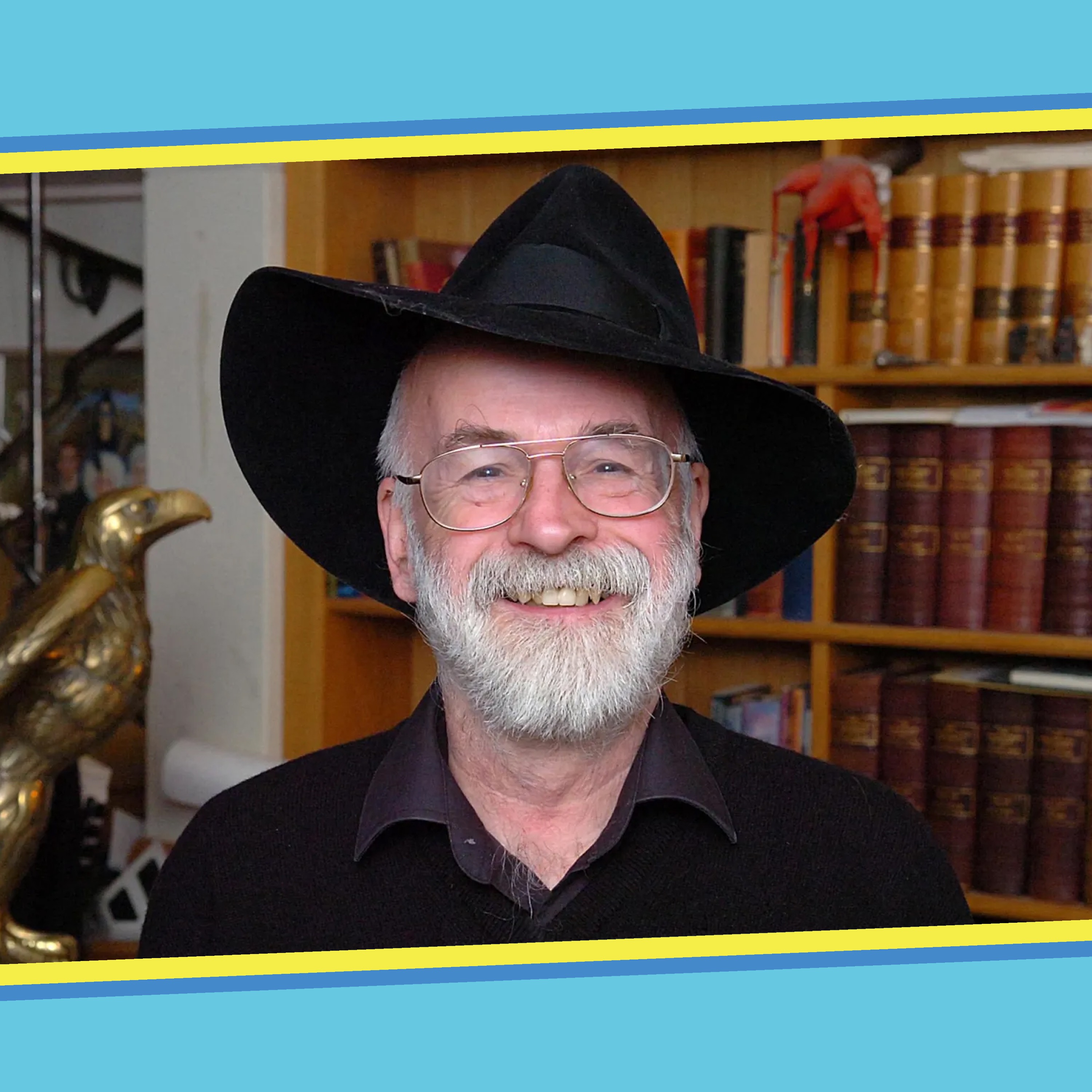 572 - Terry Pratchett and his Discworld episode artwork