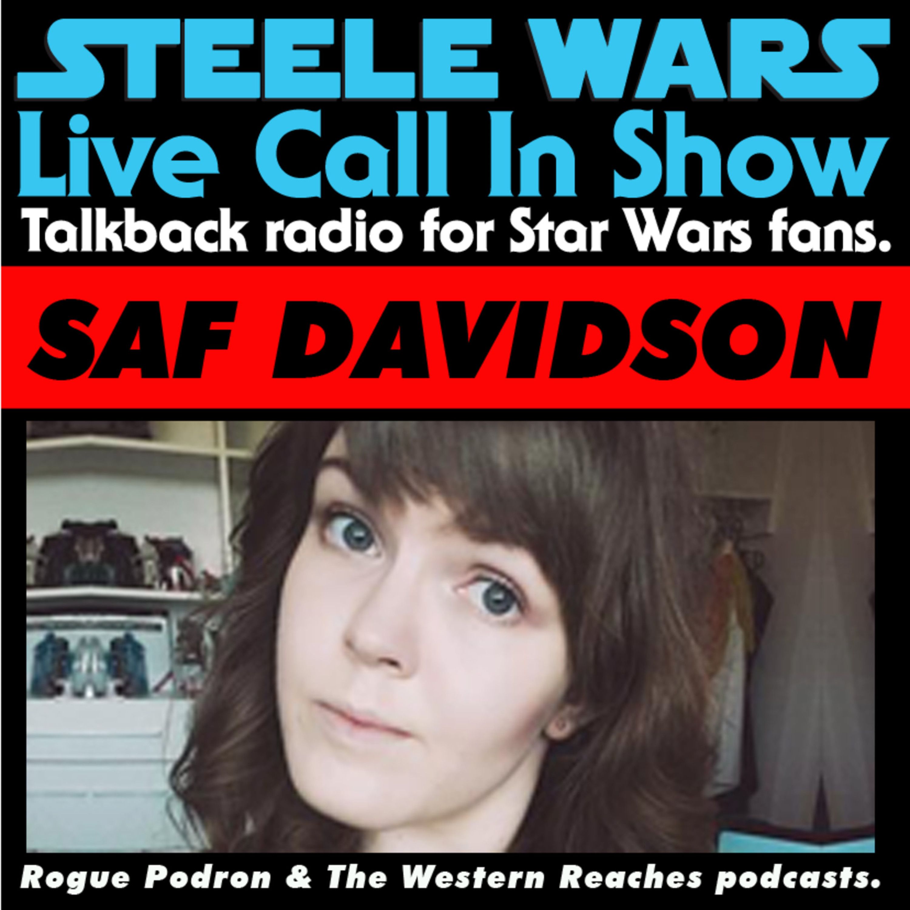 Live Call In Show – Ep 14 : Saf Davidson  - Xmas memories & Carrie Fisher love episode artwork